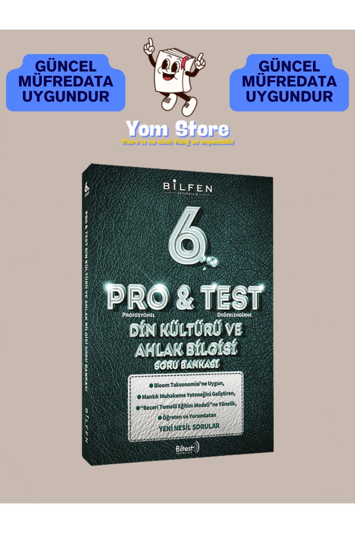 Bilfen Yayıncılık 6. Sınıf Pro Test Din Kültürü ve Ahlak Bilgisi Soru Bankası