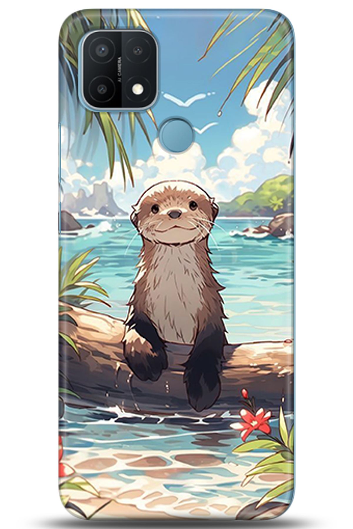 OPPO A15S Kılıf HD Baskılı Kılıf - Happiness Series 5227
