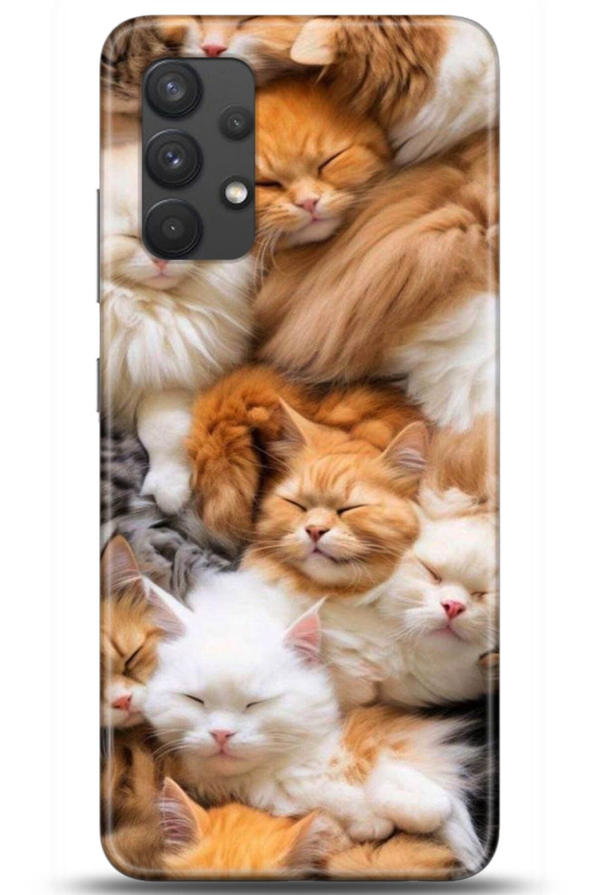 Noprin Samsung Galaxy A32 4G Kılıf HD Baskılı Kılıf - Happiness Series 5234