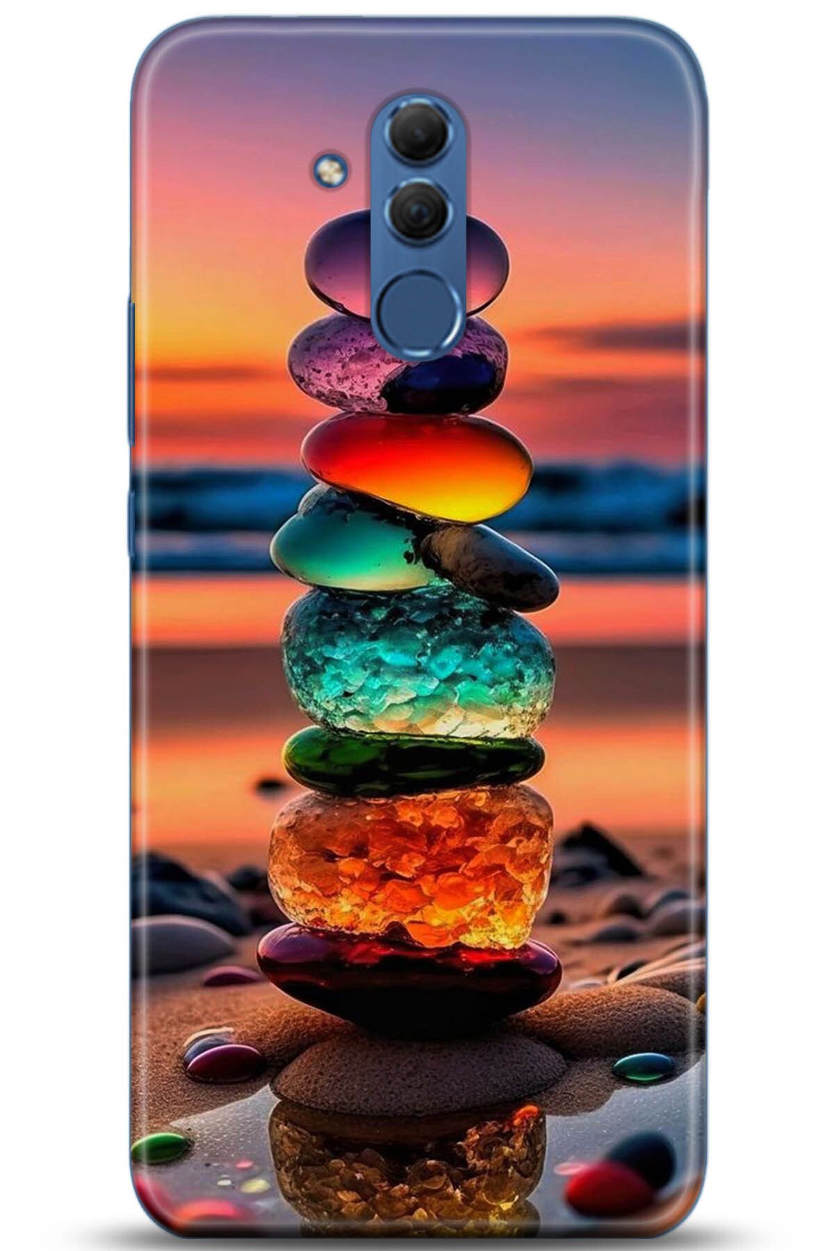 Noprin Huawei Mate 20 Lite Kılıf HD Baskılı Kılıf - Happiness Series 5235