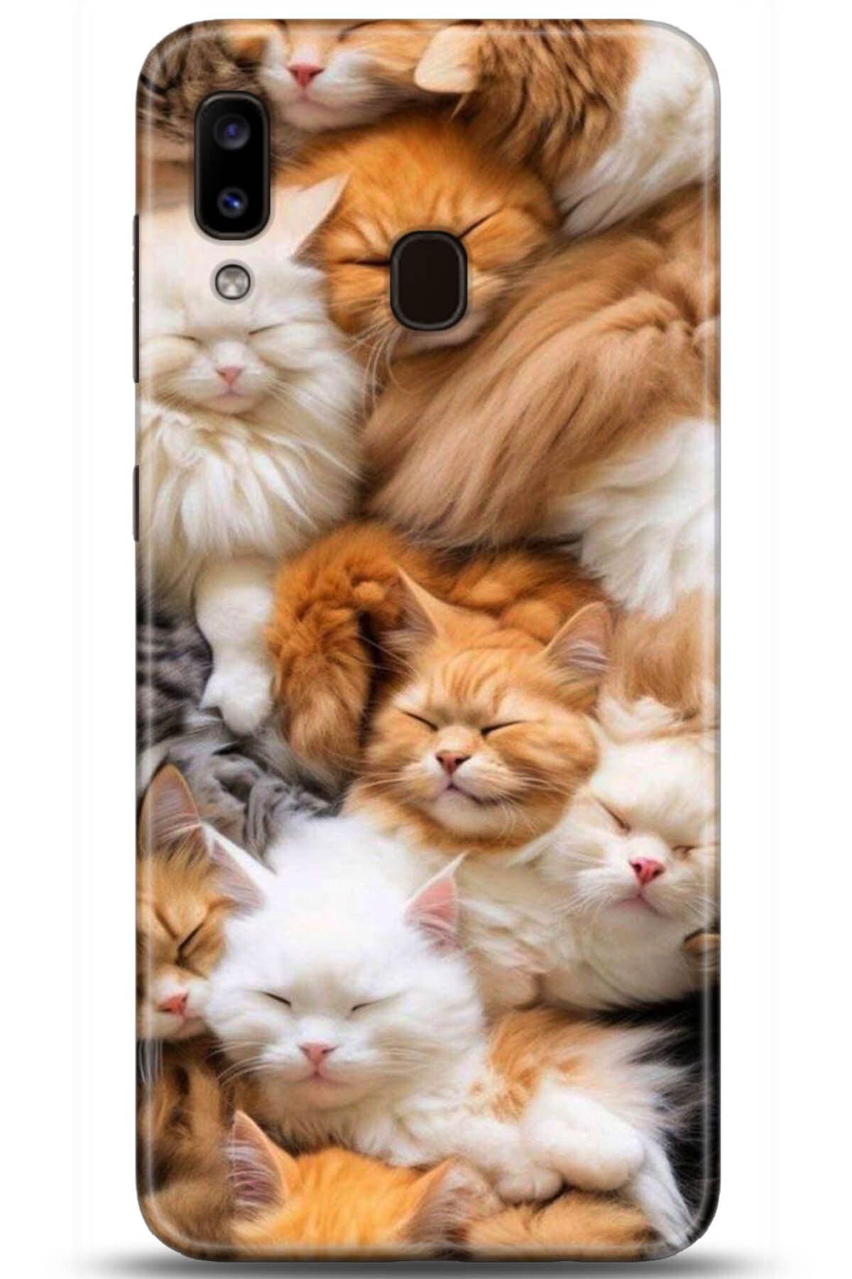 Noprin Samsung Galaxy A20 Kılıf HD Baskılı Kılıf - Happiness Series 5234