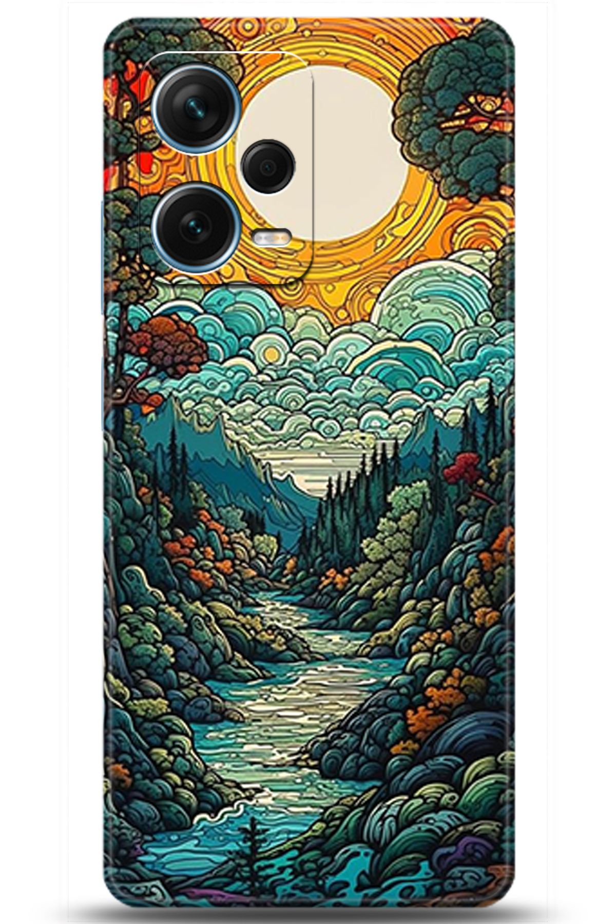 Noprin Xiaomi Redmi Note 12 Pro Plus Kılıf HD Baskılı Kılıf - Happiness Series 5198