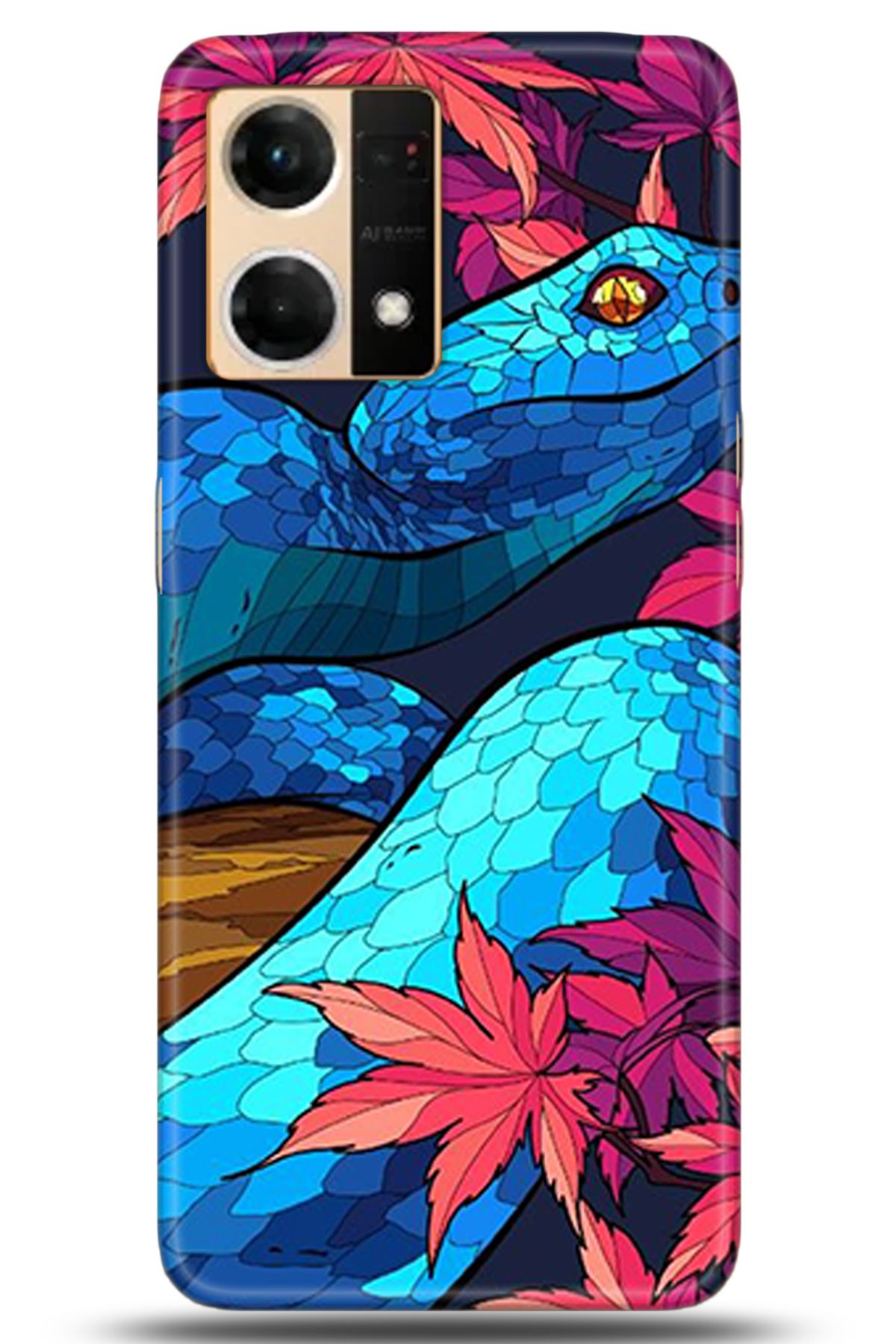 OPPO Reno 7 Kılıf HD Baskılı Kılıf - Happiness Series 5211