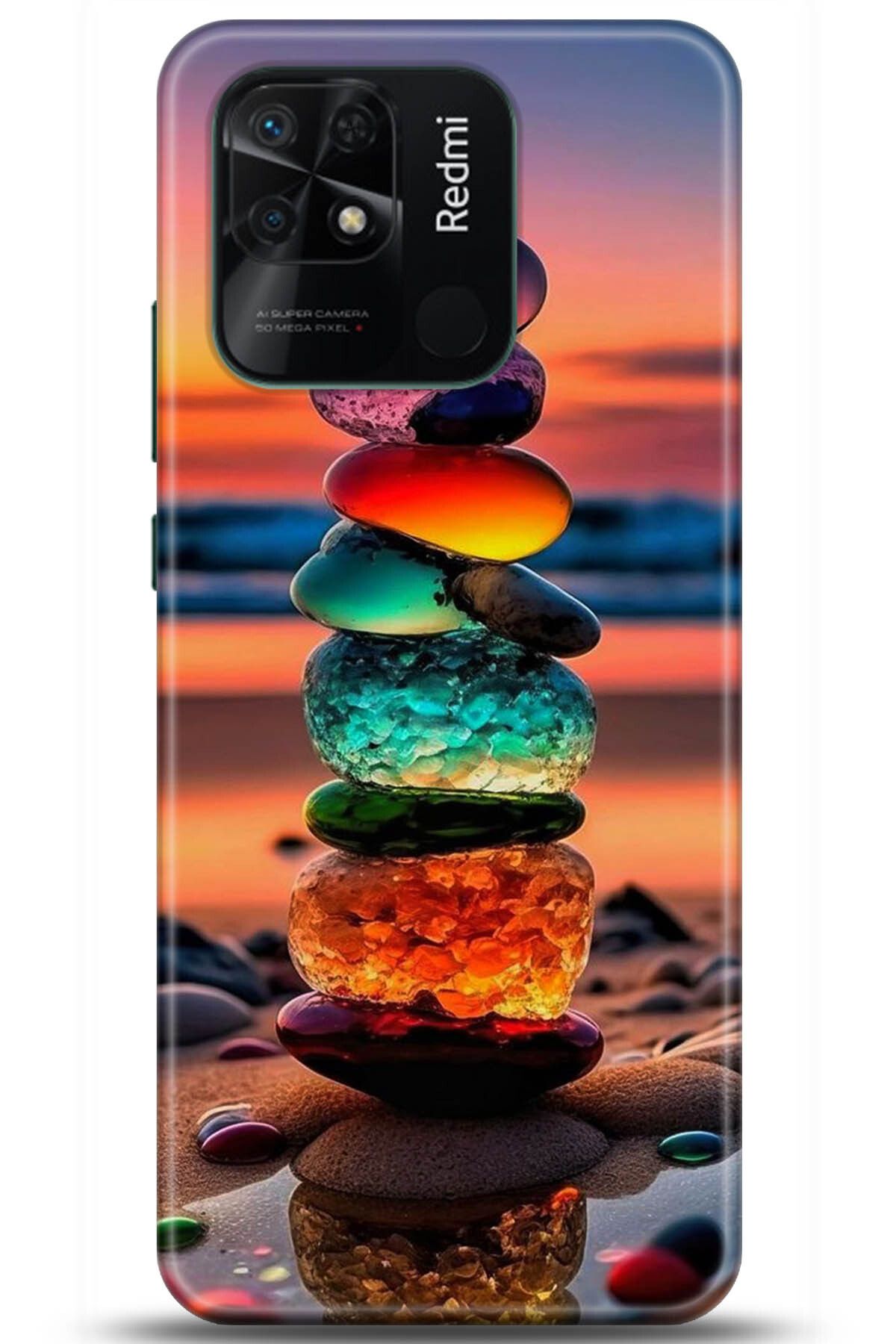 Noprin Xiaomi Redmi 10C Kılıf HD Baskılı Kılıf - Happiness Series 5235