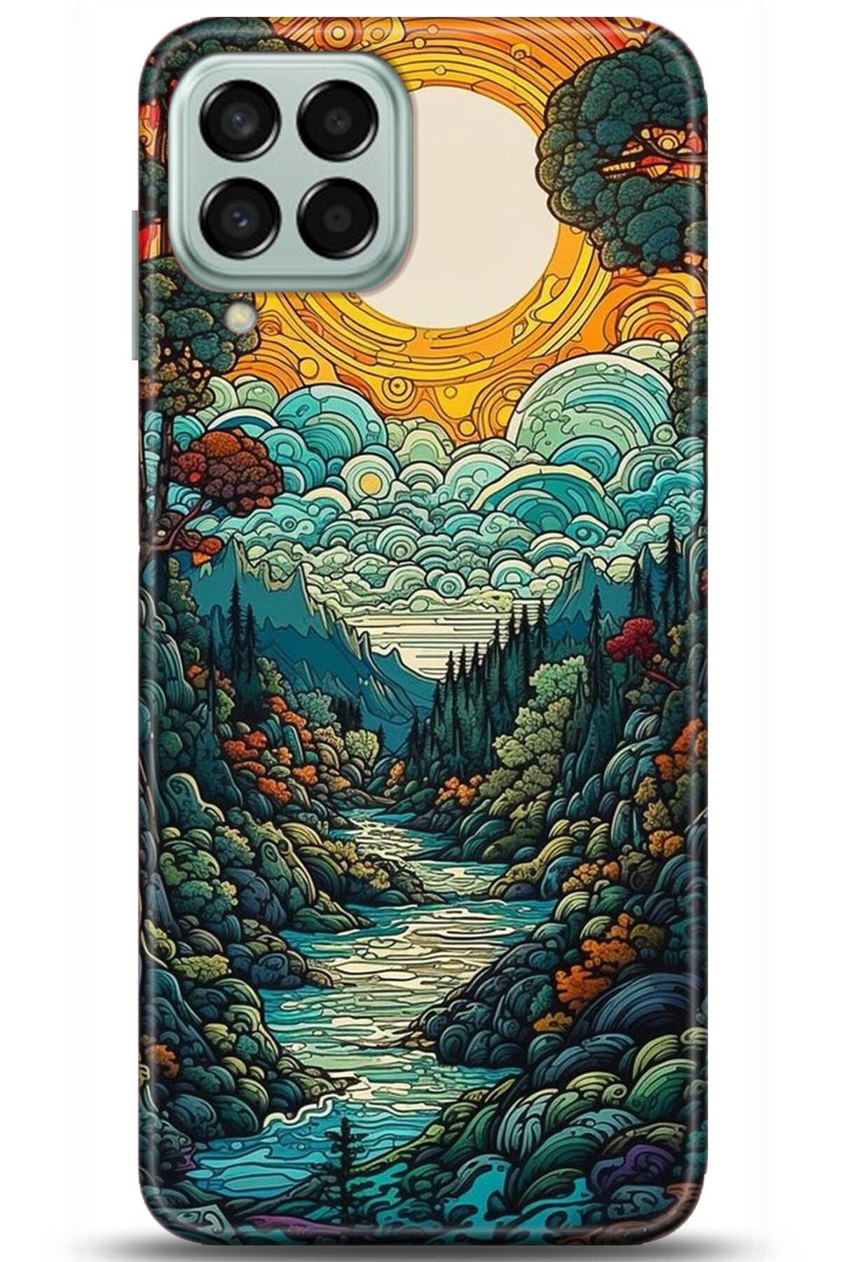 Noprin Samsung Galaxy M33 Kılıf HD Baskılı Kılıf - Happiness Series 5198