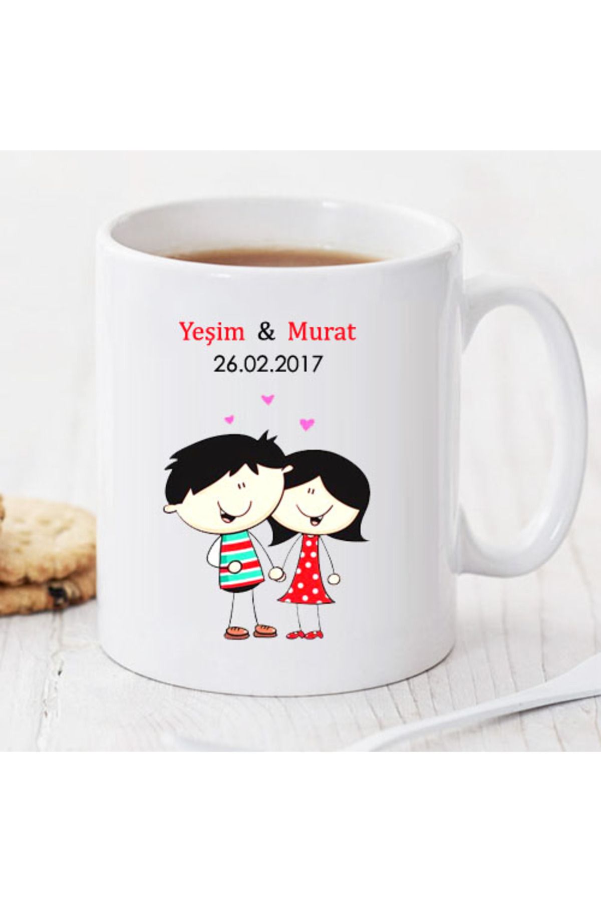feifei Seni İlk Günkü Gibi Seviyorum Kişiye Özel Kupa Pi89