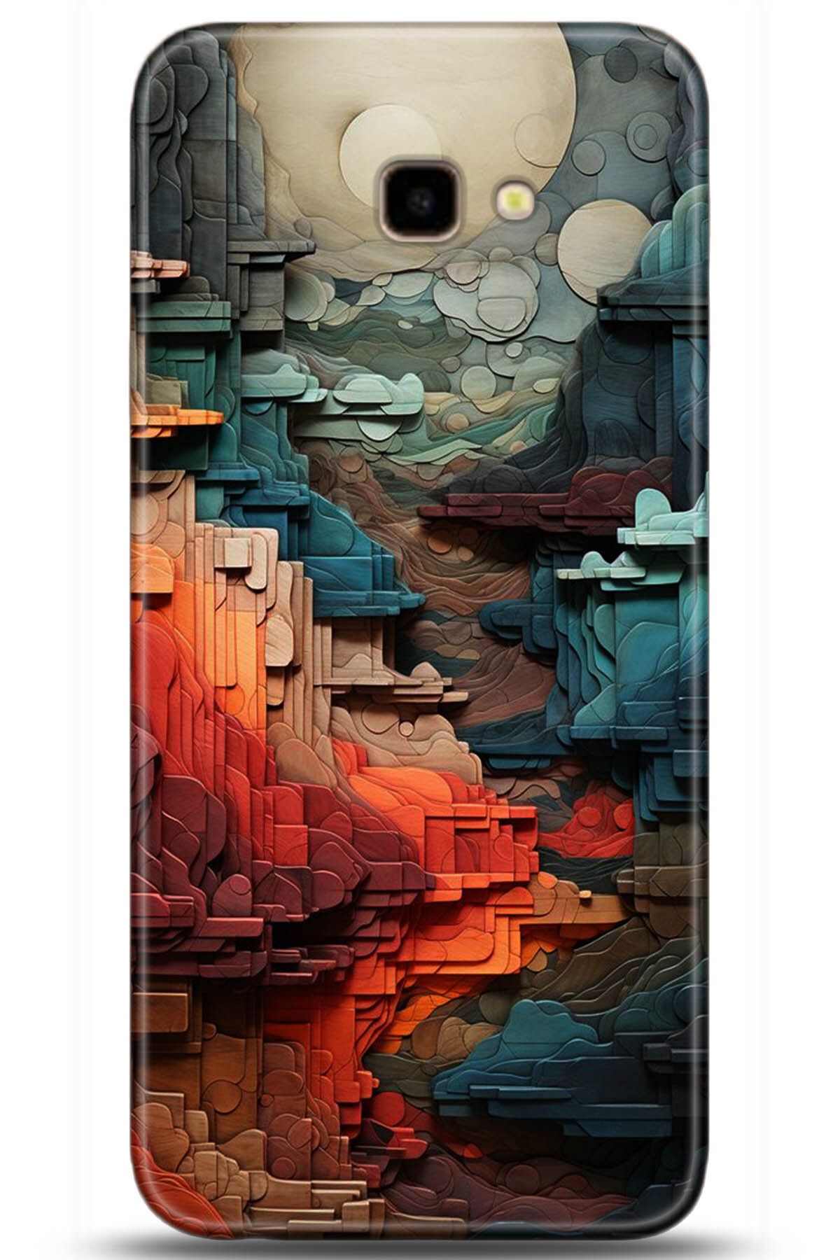 Noprin Samsung Galaxy J4+ PLus Kılıf HD Baskılı Kılıf - Happiness Series 5218