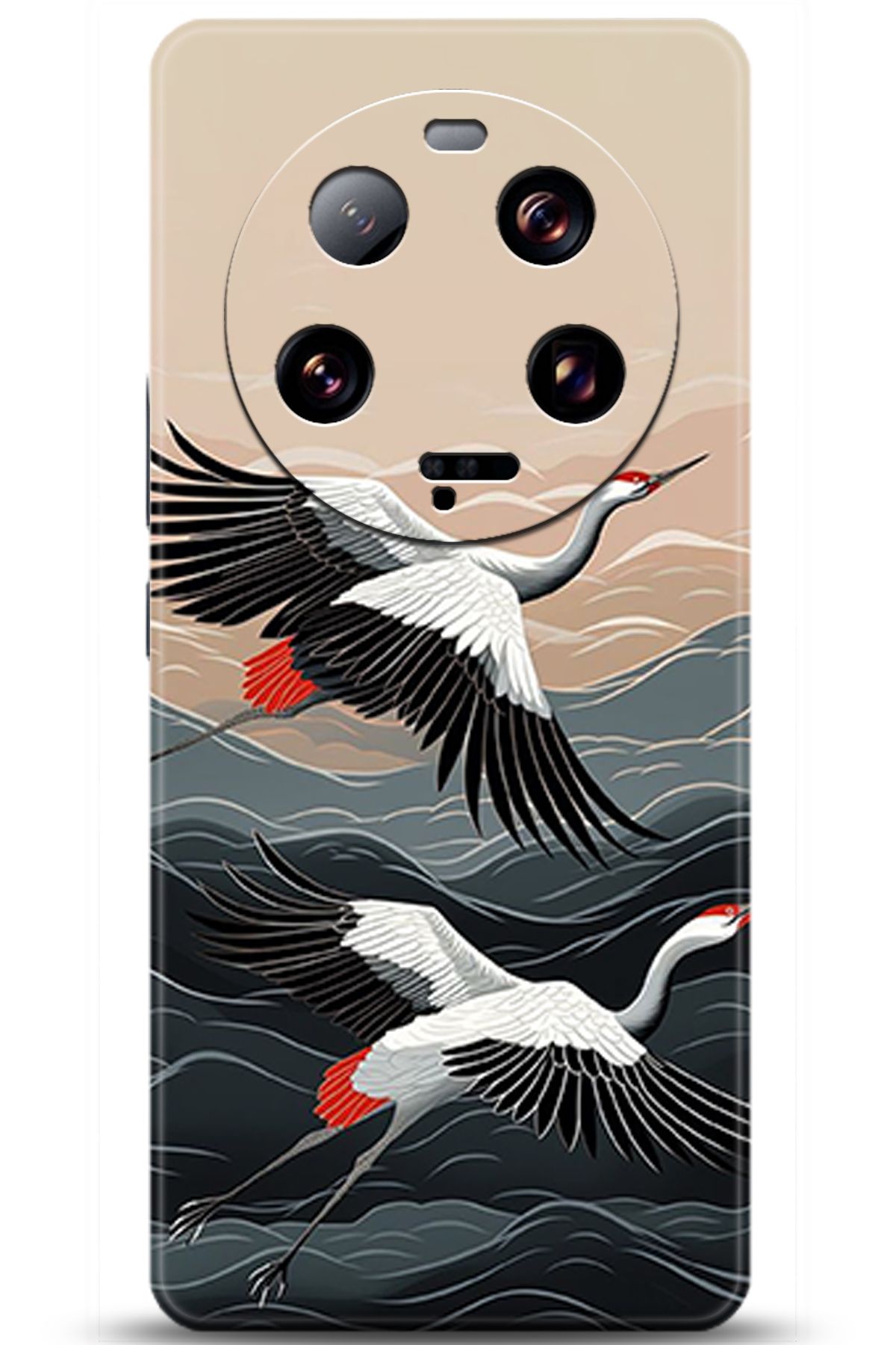 Noprin Xiaomi Mi 13 Ultra Kılıf HD Baskılı Kılıf - Happiness Series 5232