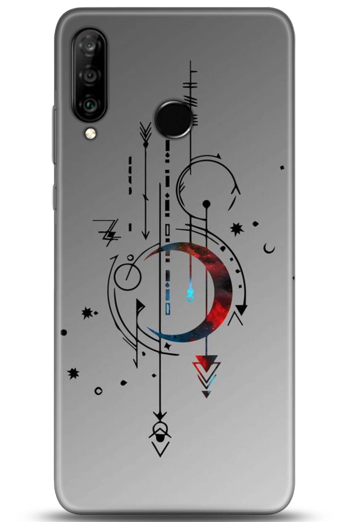 Noprin Huawei P30 Lite Kılıf HD Baskılı Kılıf - Happiness Series 5182