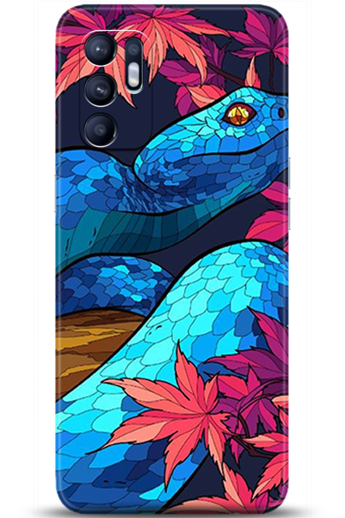 OPPO Reno 6 Kılıf HD Baskılı Kılıf - Happiness Series 5211