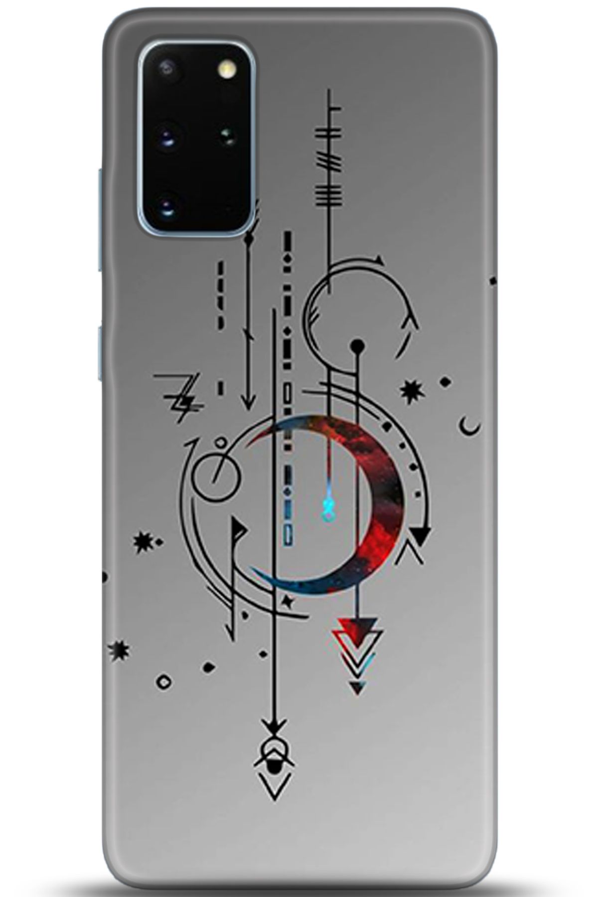 Noprin Samsung Galaxy S20 Plus Kılıf HD Baskılı Kılıf - Happiness Series 5182