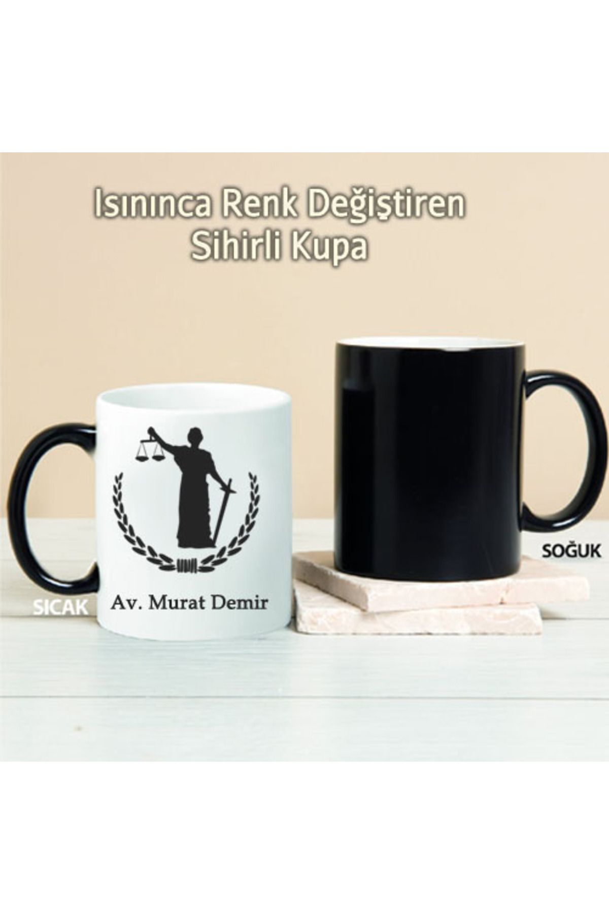 feifei Arma Avukat Kişiye Özel Sihirli Kupa Pi186