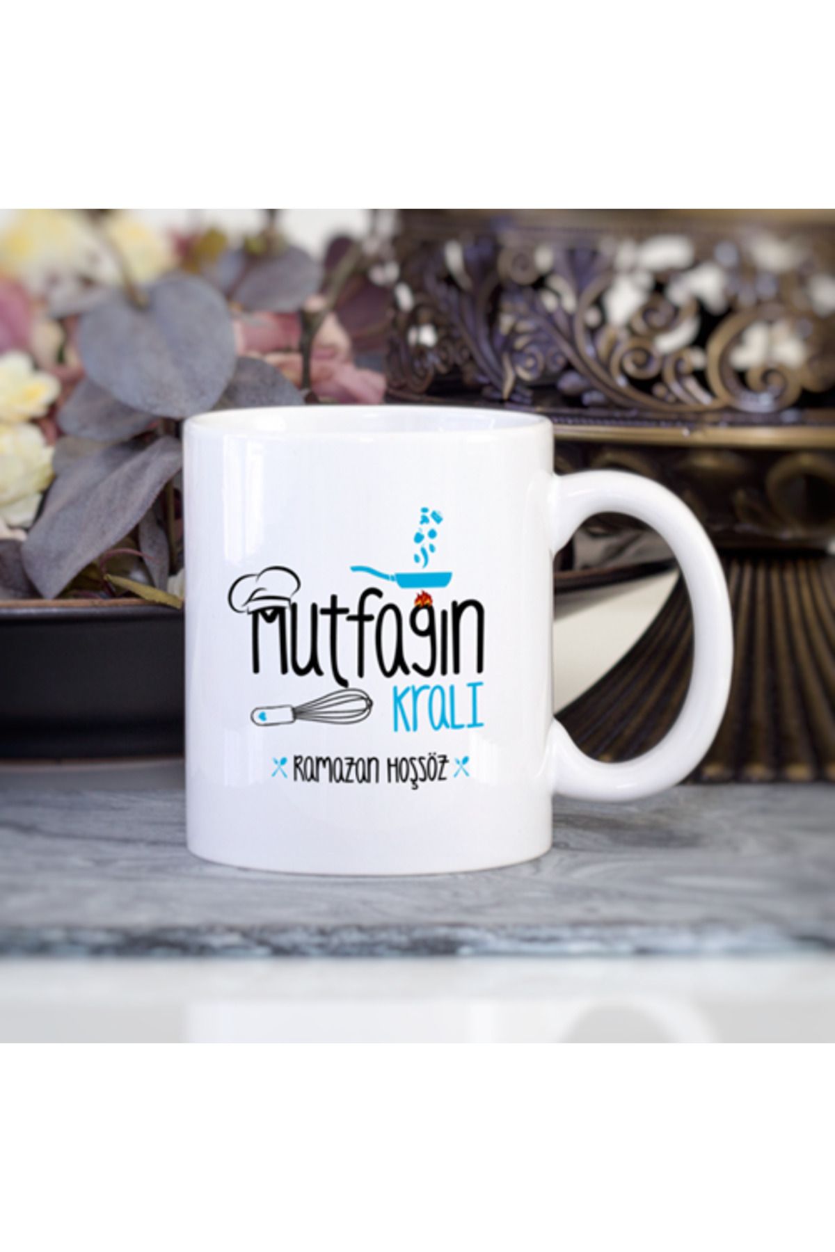 feifei Kişiye Özel Mutfağın Kralı Kupa Bardak