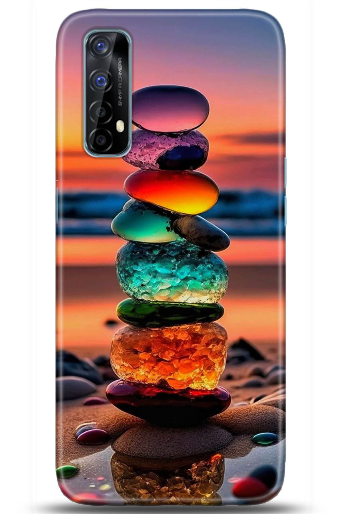 realme 7 Kılıf HD Baskılı Kılıf - Happiness Series 5235