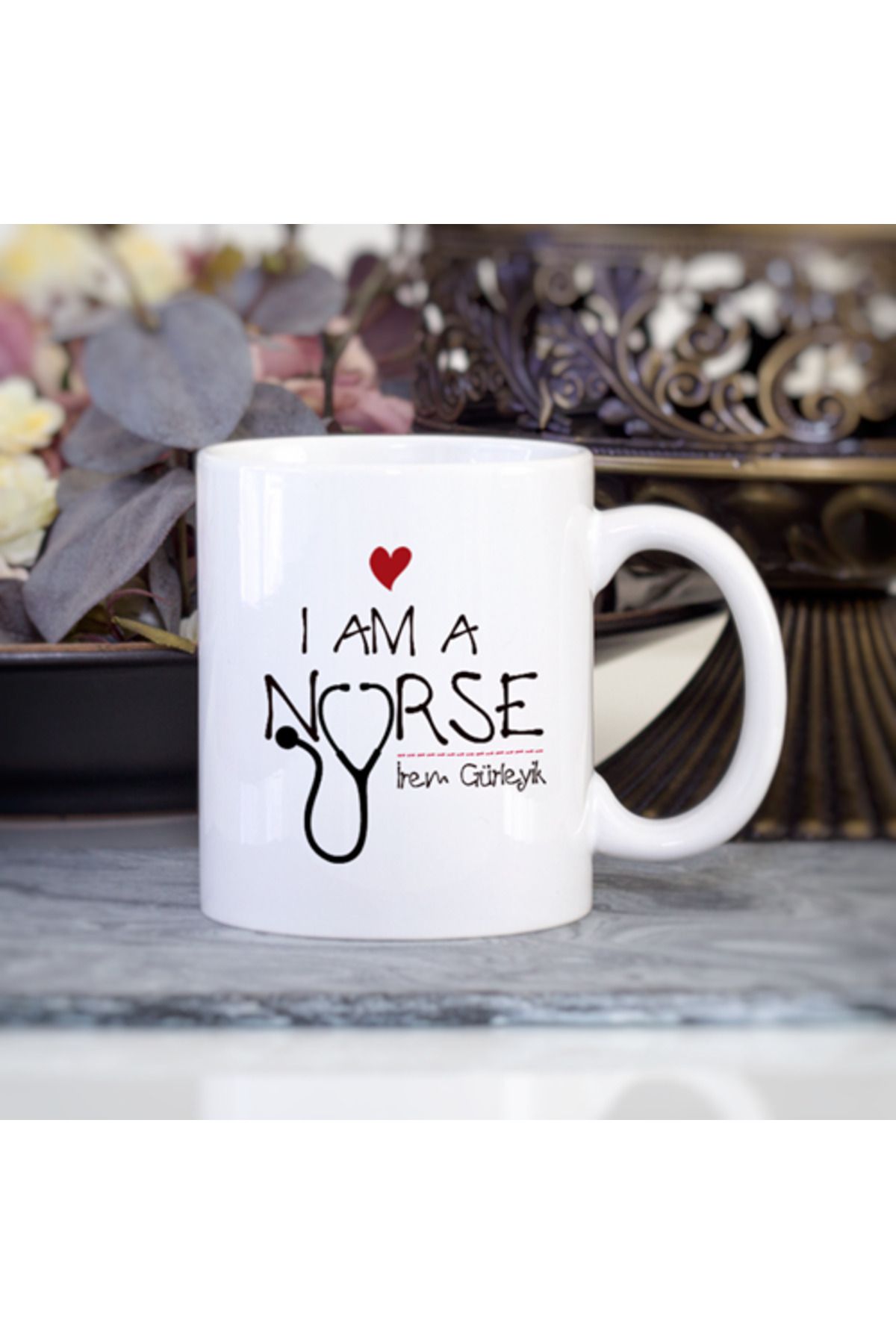 feifei Kişiye Özel Hemşire Kupa Bardak (I am a Nurse)