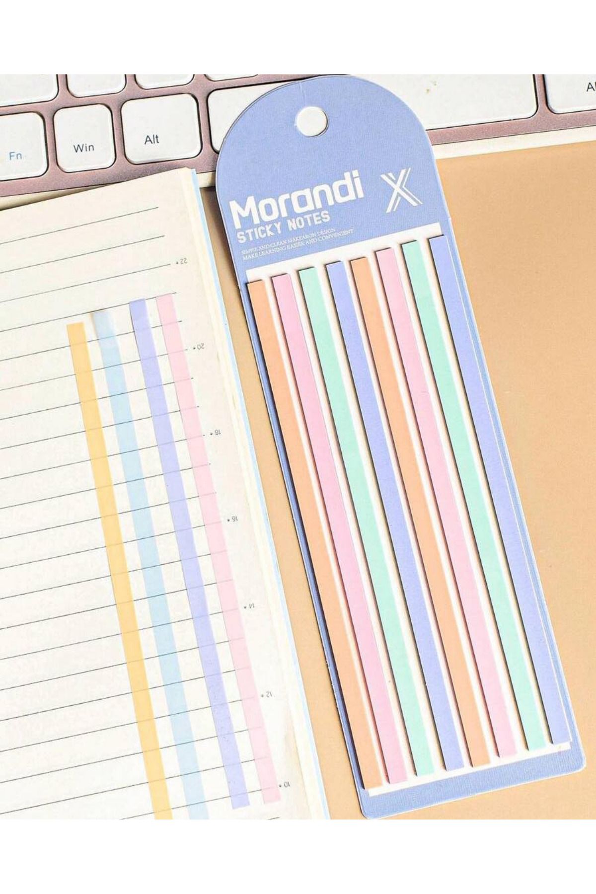 NaSaDAN Noua Generație De Postit Transparent Morandi Colors 160 De Coli - One Size
