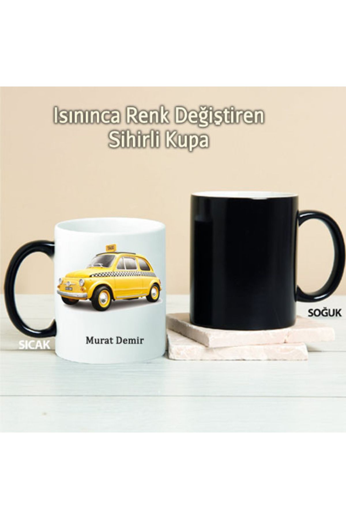 feifei Taksi Kişiye Özel Sihirli Kupa Pi189