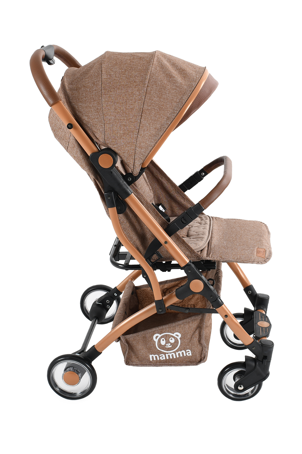 Mamma Flight Tek Elle Kolay Katlanabilen Kabin Boy Bebek Arabası fotoğrafı 4 (önizleme)