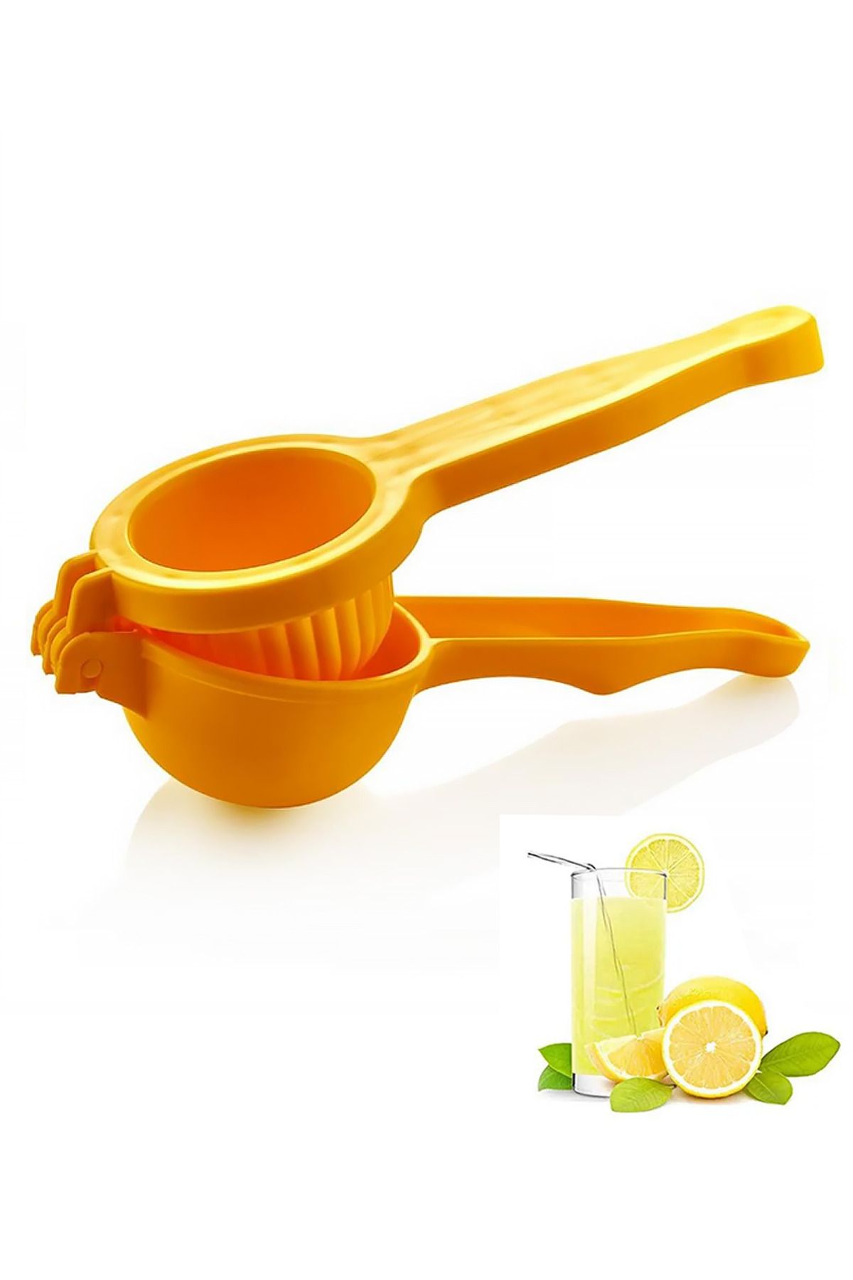 NOYİSKA-1Pc Multipurpose Hard Plastic Lemon and Citrus Juicer Squeezer Practical Plastic Lemon Lime Squeezing 3