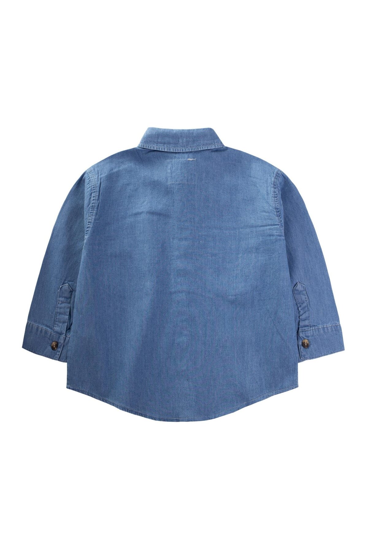 Cigit Kot Gömlek 2-8 Yaş Mavi fotoğrafı 3 (önizleme)