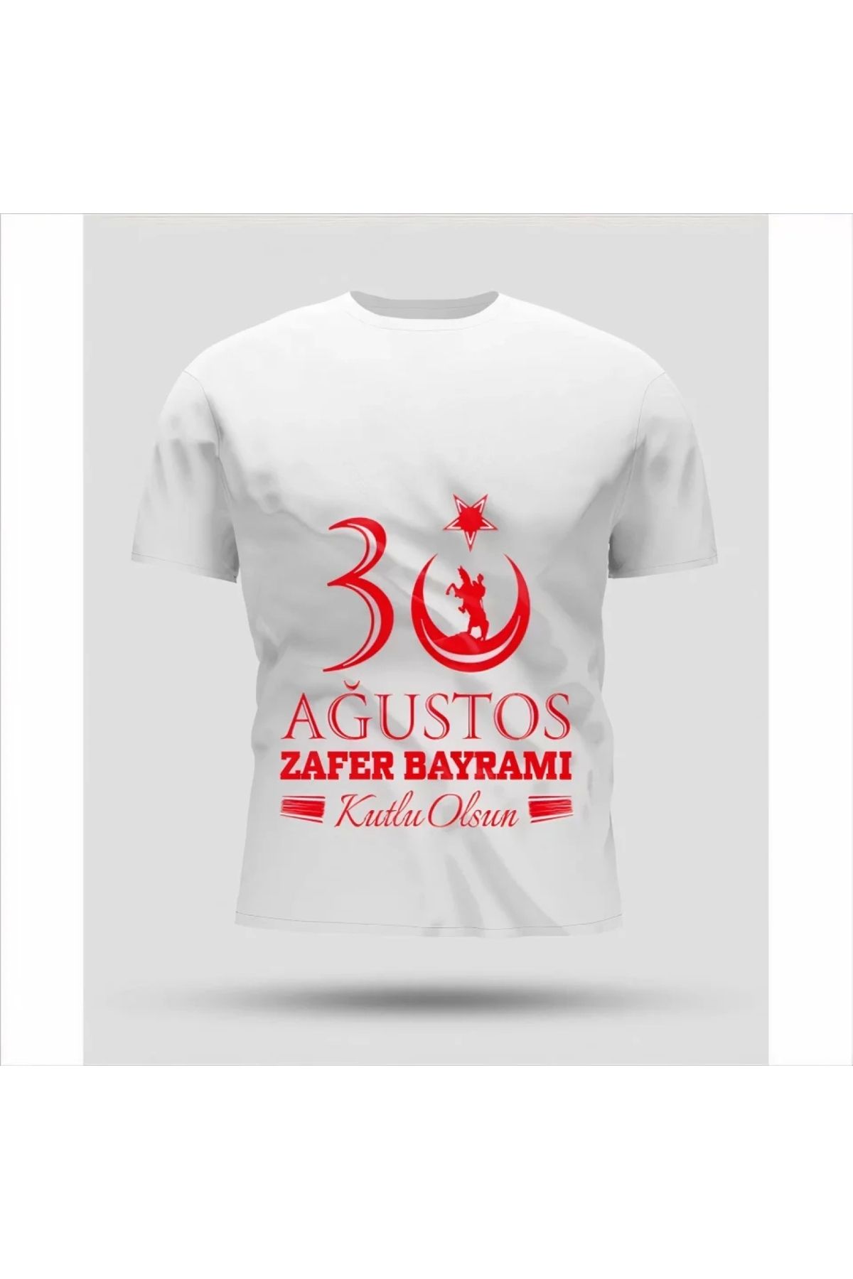 Narnuga 30 Ağustos Oversize Baskılı Tshirt
