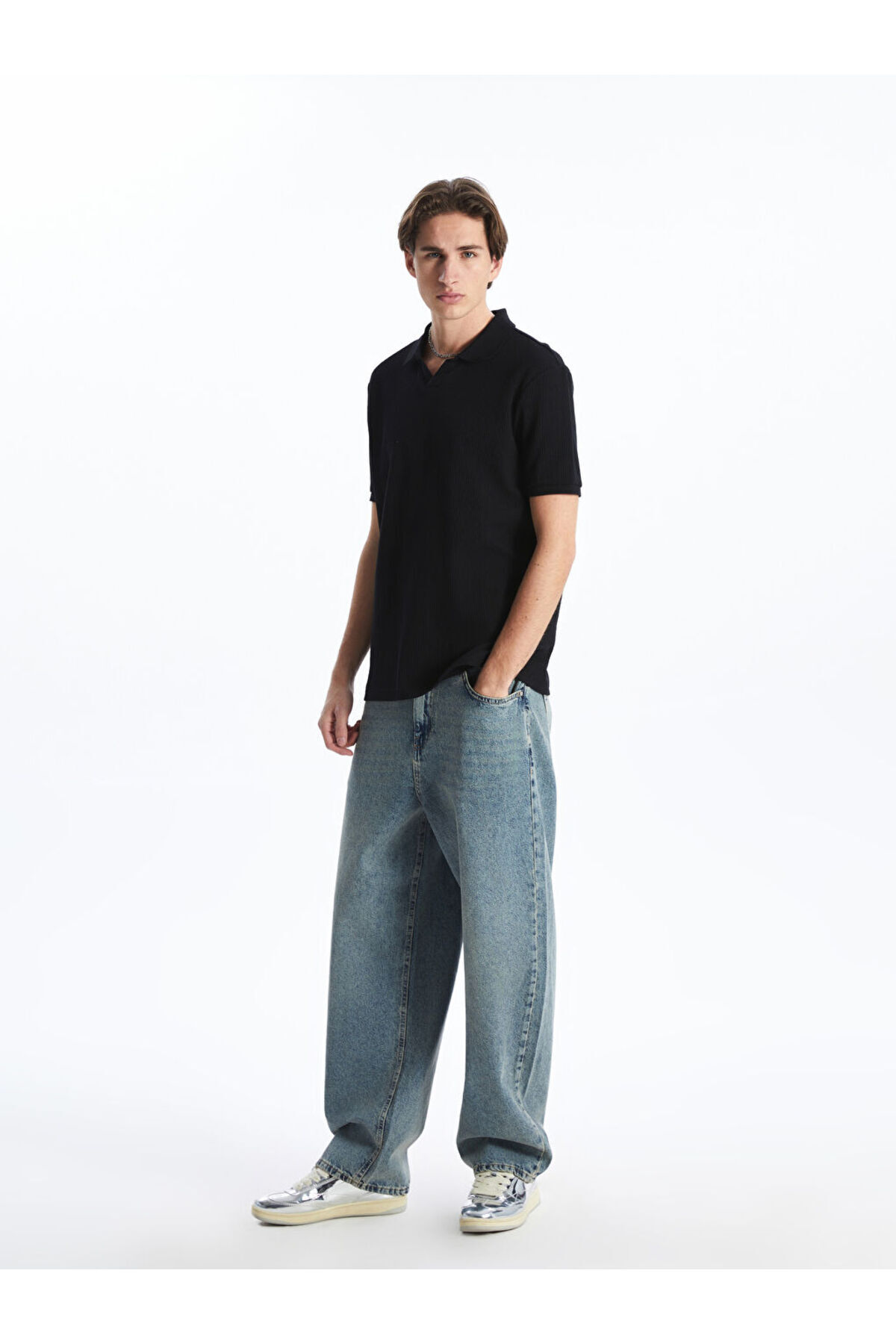LC Waikiki Spodnie Jeansowe Męskie Lcw Baggy Fit Mężczyzna - 30