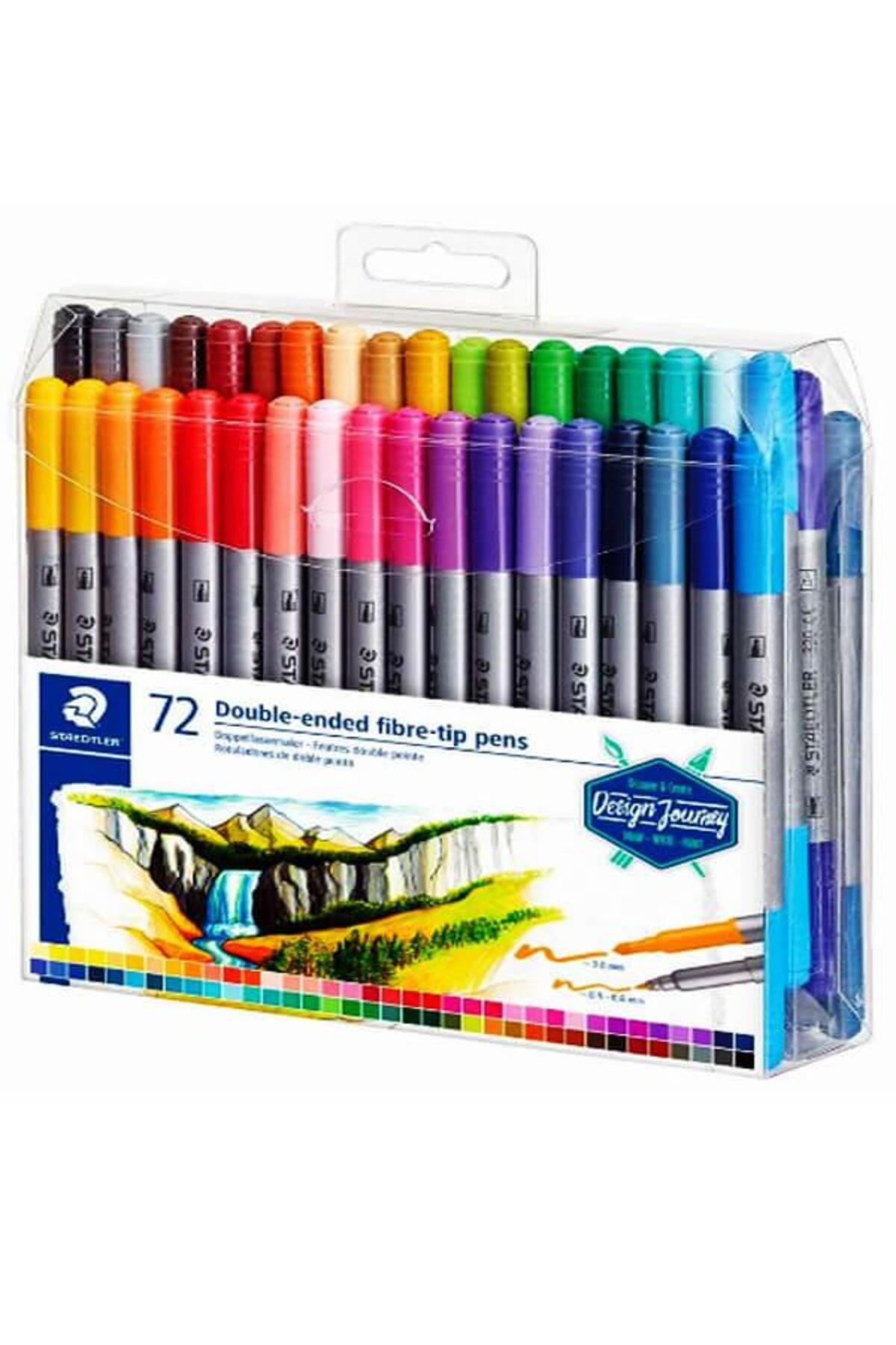 Double Ended 72'li Çift Uçlu Fineliner Kalem Seti / Tb72