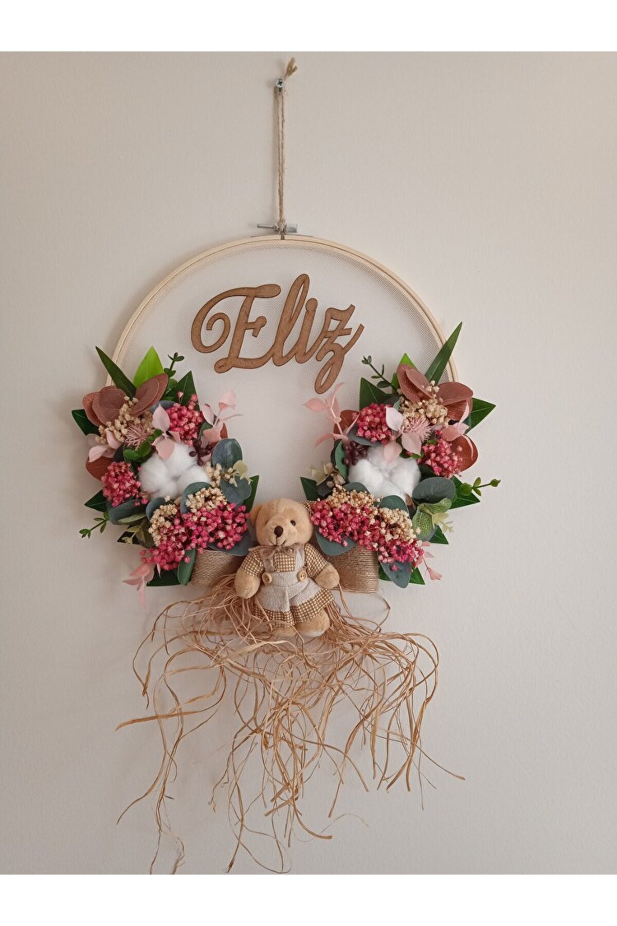 Moshi Design Bebek Kapı Süsü Yazılı Duvar Süsü fotoğrafı 3 (önizleme)