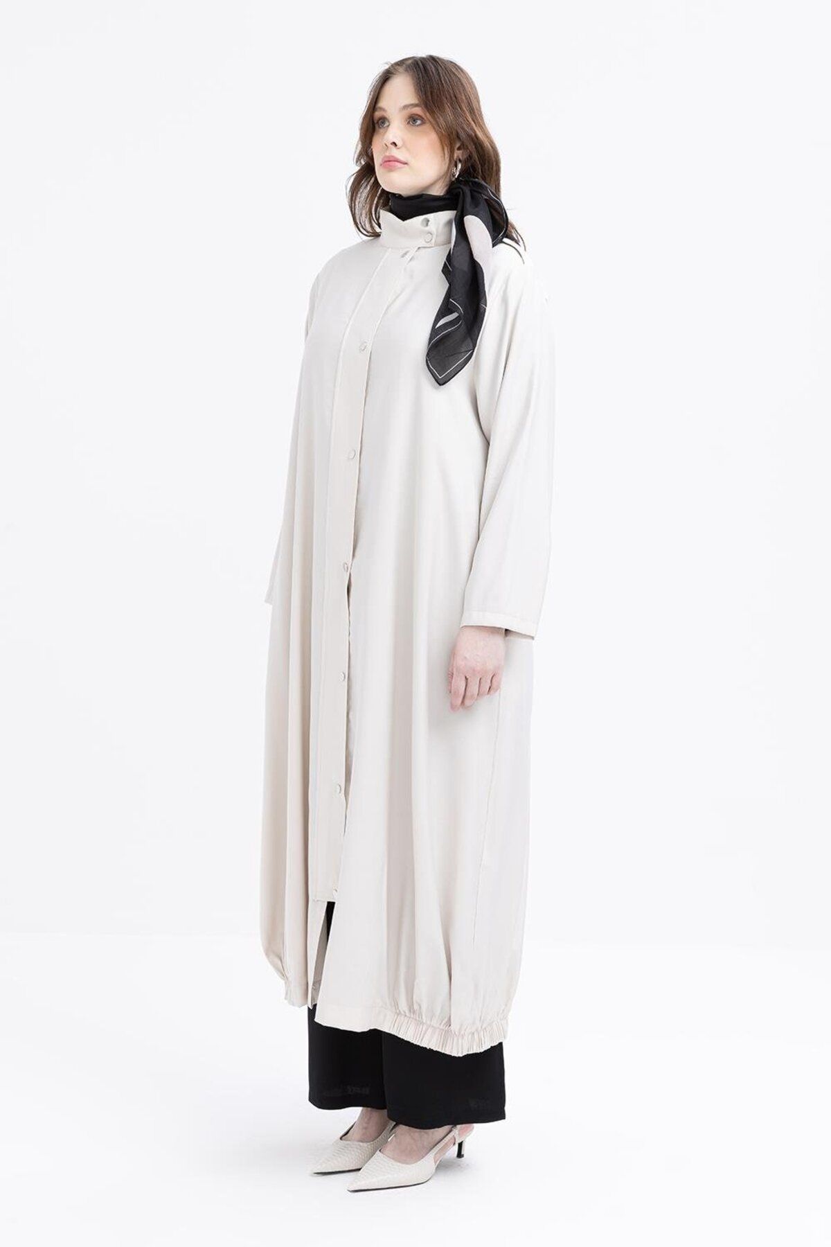 ALLDAY-Stone-Skirt Elasticized Large Size Ferace with Snap Fasteners 2