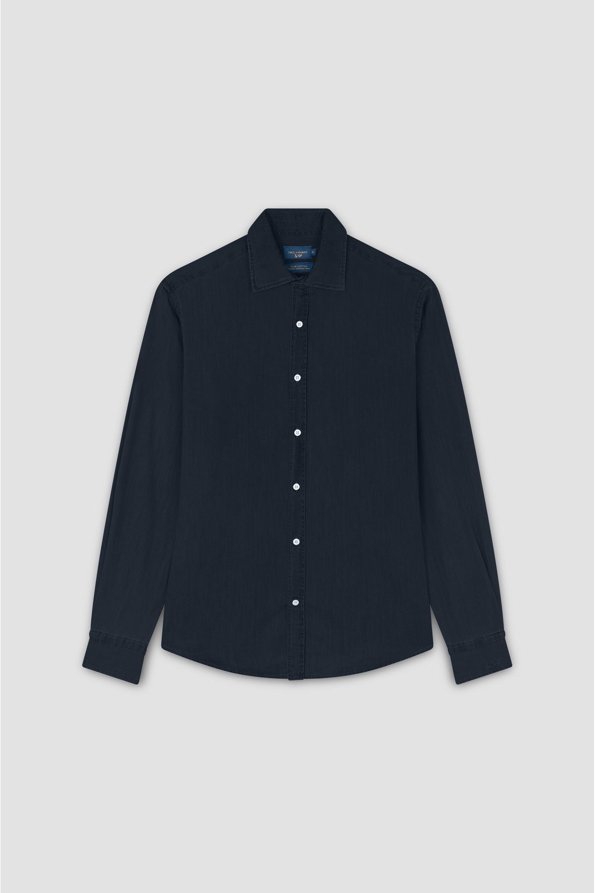 PAUL&SHARK-Men's Regular Fit 100% Cotton Green Navy Blue Shirt 25413160 Cf-J03 7