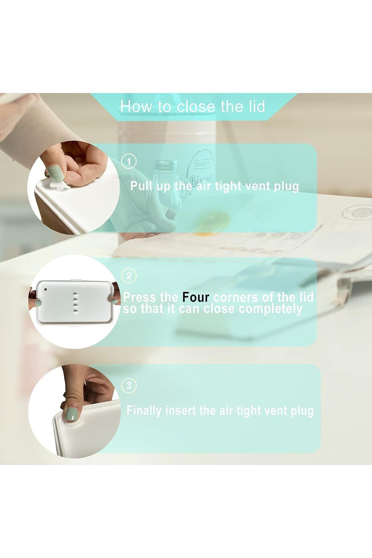 fulina-Lunch Box ,Style 2 Layer Food Containers with Utensils Spoon and Fork Bundle Divider Salad Box 6