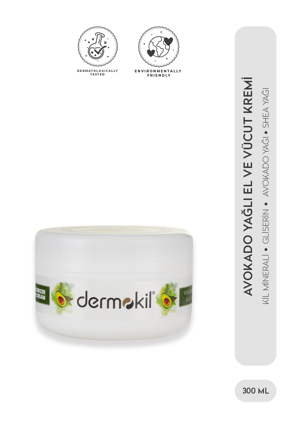 Dermokil Avokado Yağlı El ve Vücut Bakım Kremi 300 ml — 8697916009023