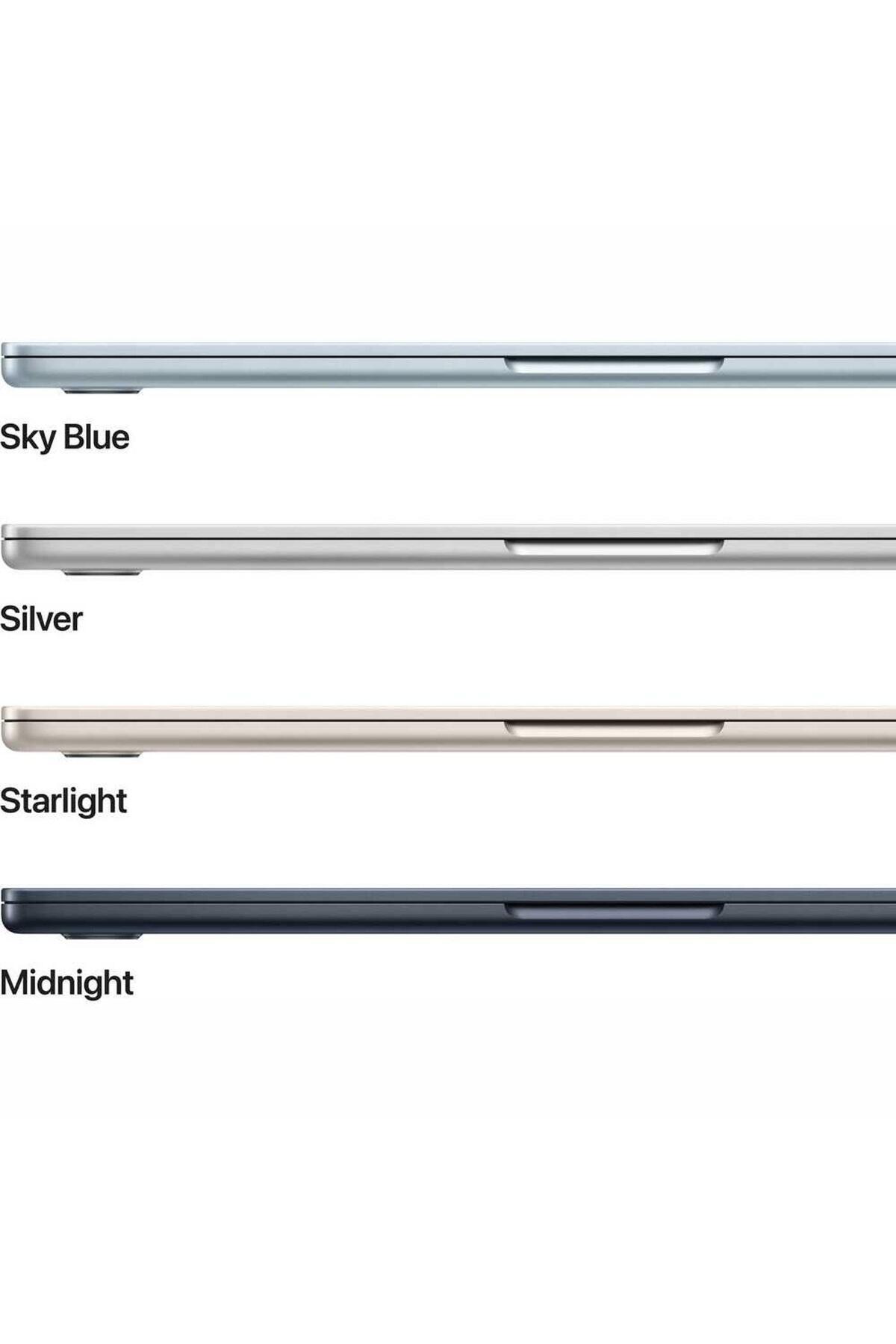 Apple-15inch MacBook Air:Apple M4 chip with 10core CPU&10core GPU 16GB 512GB SSD Silver Eng/Arb KB (2025) 2