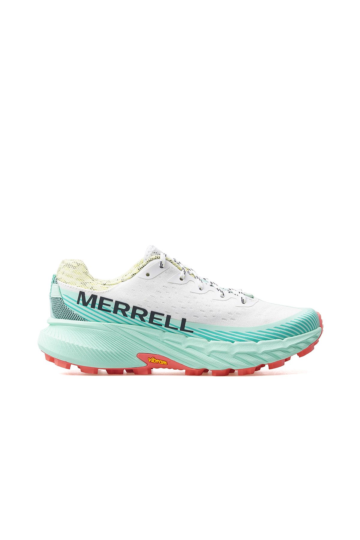 Merrell Agility Peak 5 Kadın Koşu Ayakkabısı 25y J068384 Z Beyaz/yeşil