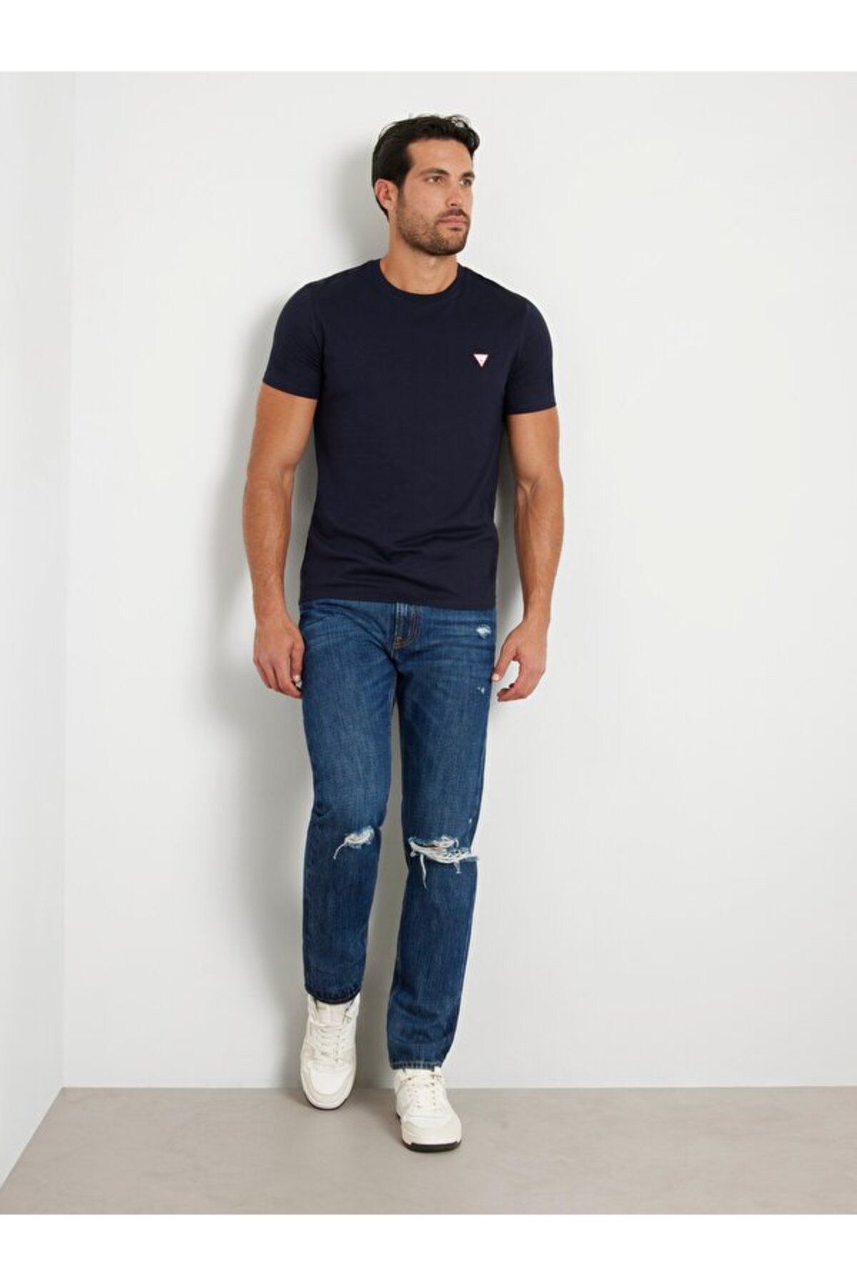 تی شرت آبی مردانه 's T Shirt اورجینال Guess