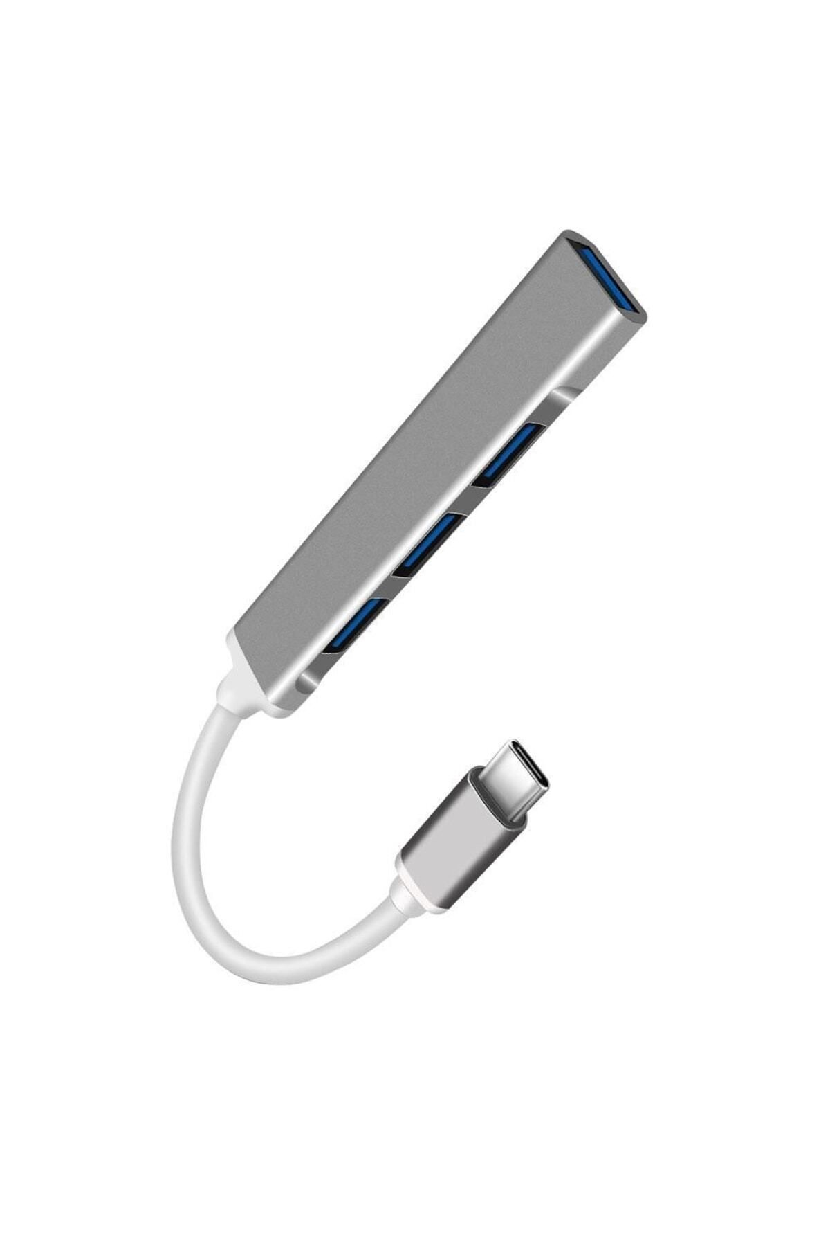 instatech Type - C 4 Girişli Usb Çoğaltıcı Type-c To Usb Hub 4 Ports Laptop Macbook Usb Çoklayıcı