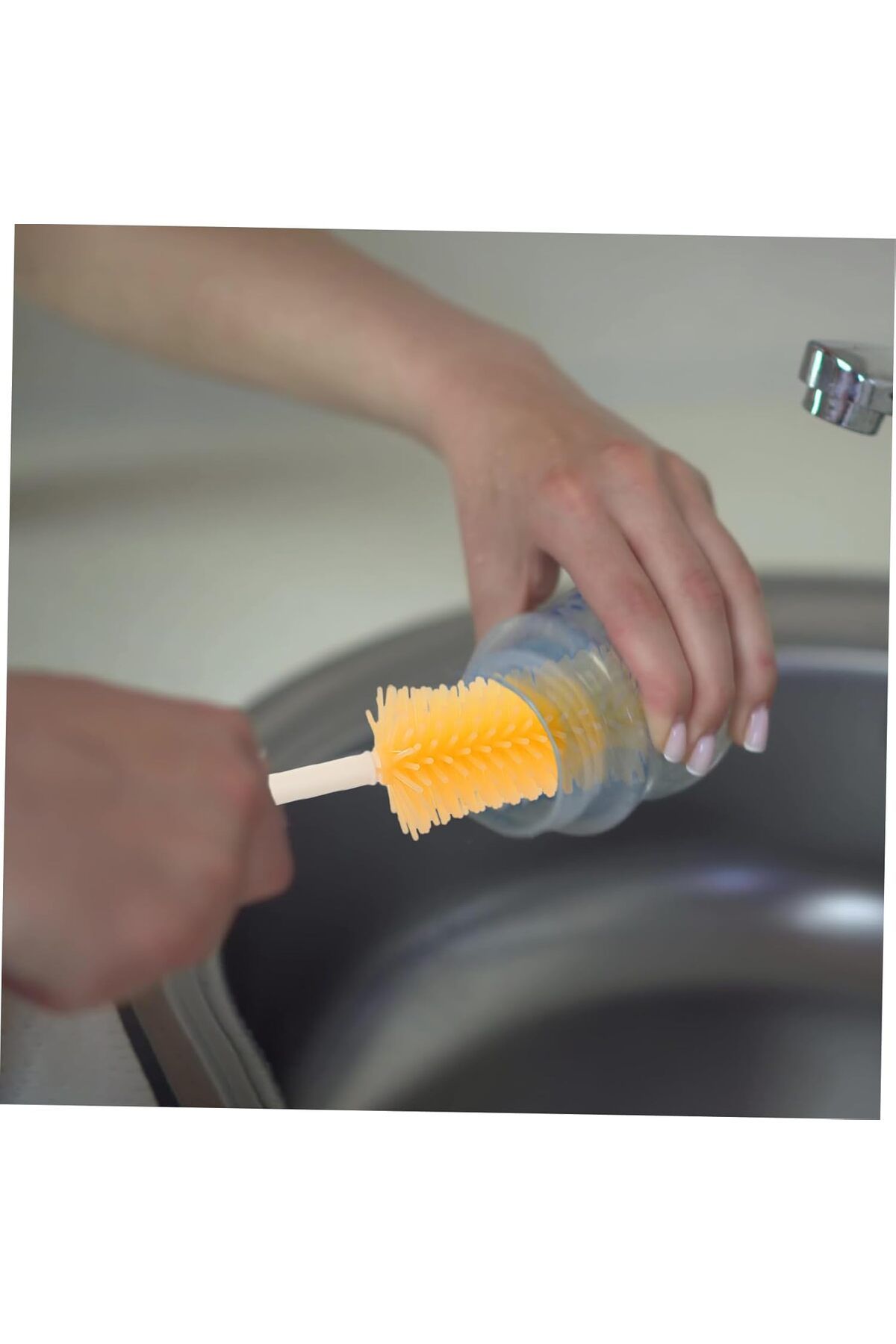 Yelajoy-Bottle Brush Set ,with Drying Rack,Soft Silicone Brush Head,Gift for New Parents 7