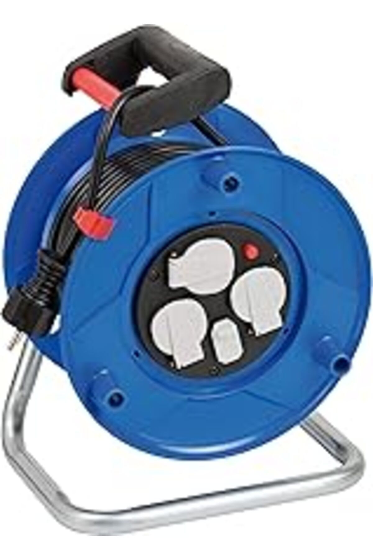 Hepta Collection Brennenstuhl Garant 3 Soketli Usb Iq Şarj Özellikli Makaralı Kablo 25 M