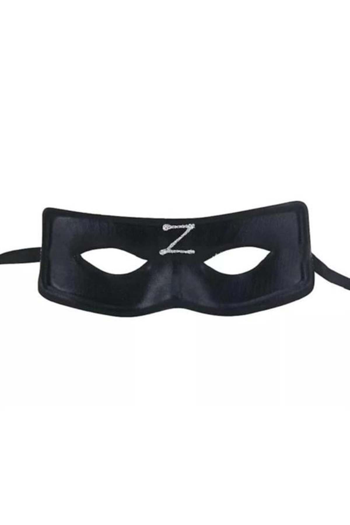 ÖYKÜ VE YİĞİT Zorro Maskesi Z Baskılı Lastikli
