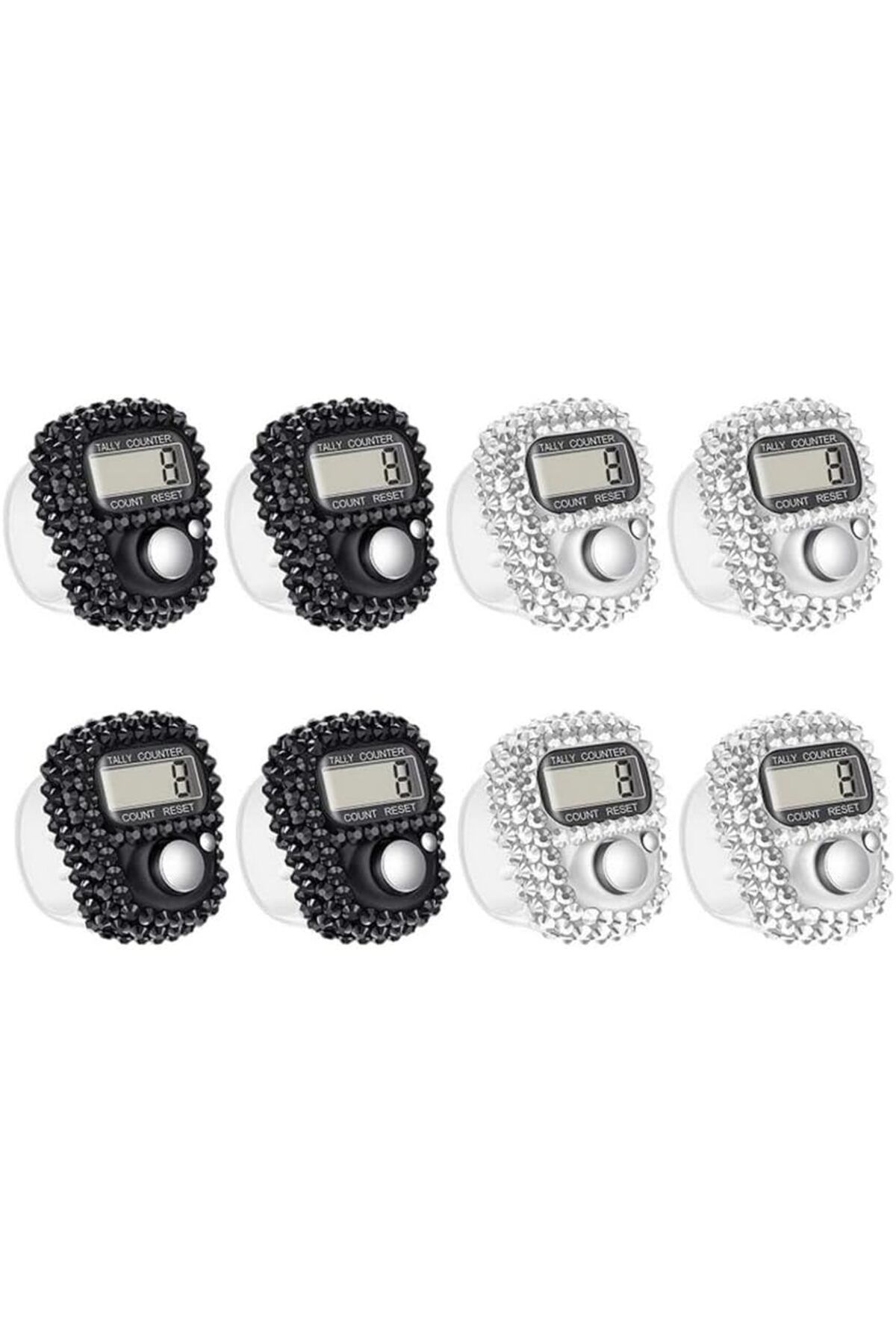 AWH-8-Pack Electronic Finger Counters – Handheld Digital Tally Clicker in Assorted Colors 7