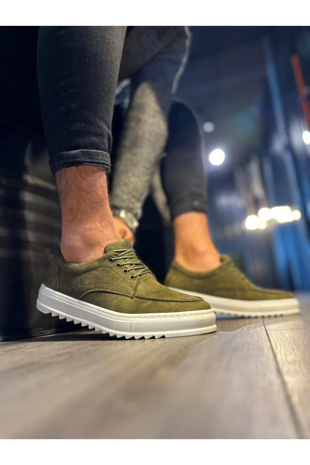 Knack-Casual παπούτσια T12 Khaki (Suede) 3