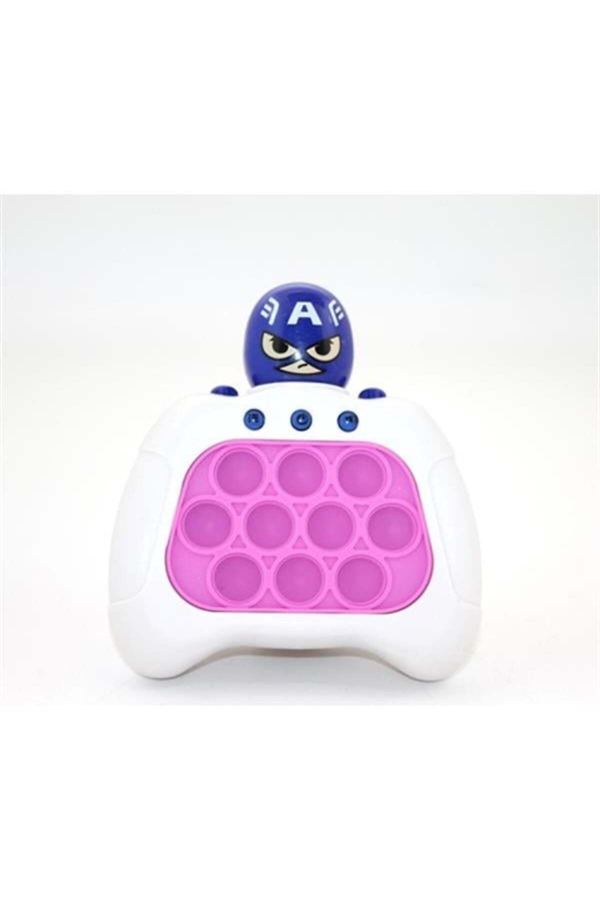 Mu Art Ahşap Işıklı Müzikli Pop-It Captain America Tasarımlı