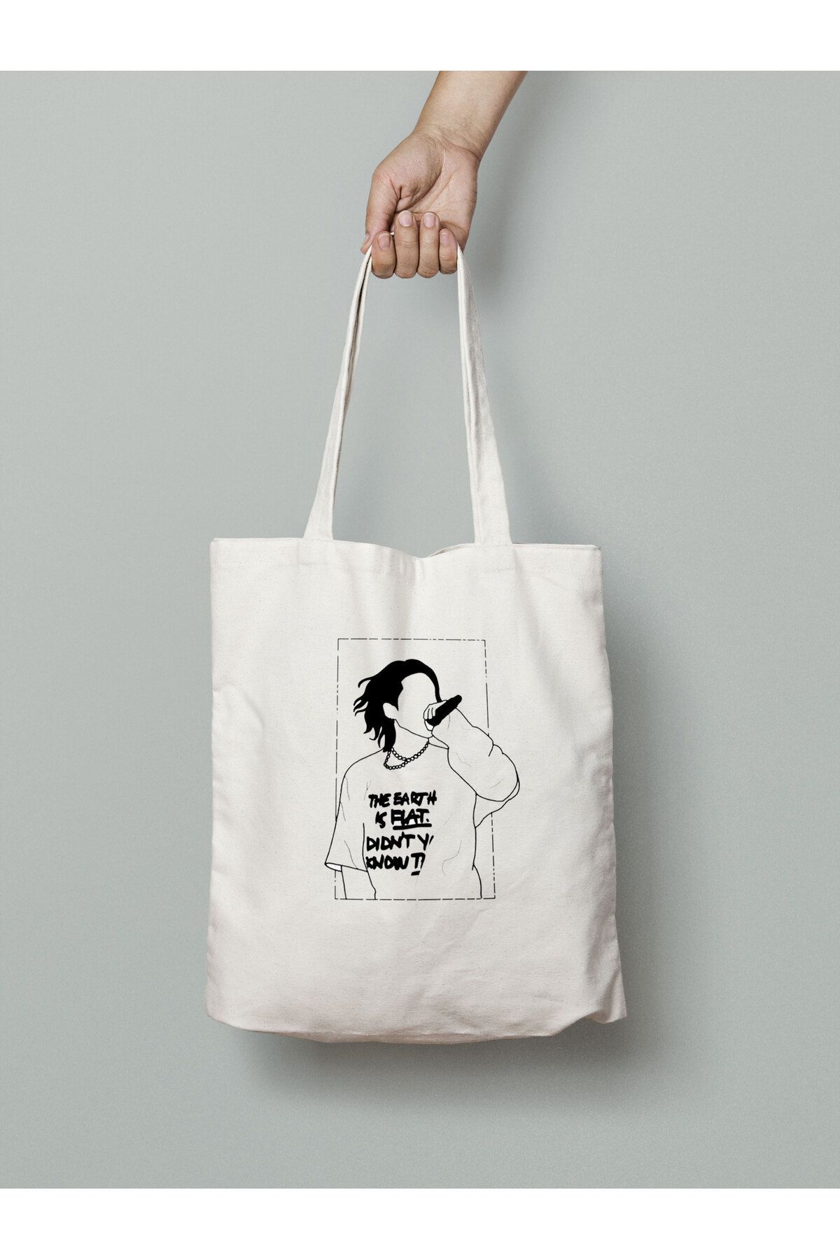 Akumastik BTS Suga Bez Çanta 35x40cm - Kpop Çanta - Tote Bag -  Kore