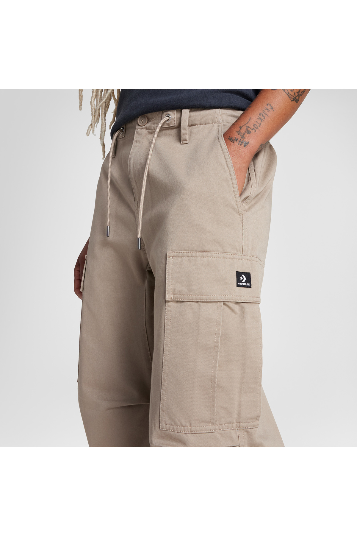 Converse  Cargo Kadın Kahverengi Pantolon - Görsel 4