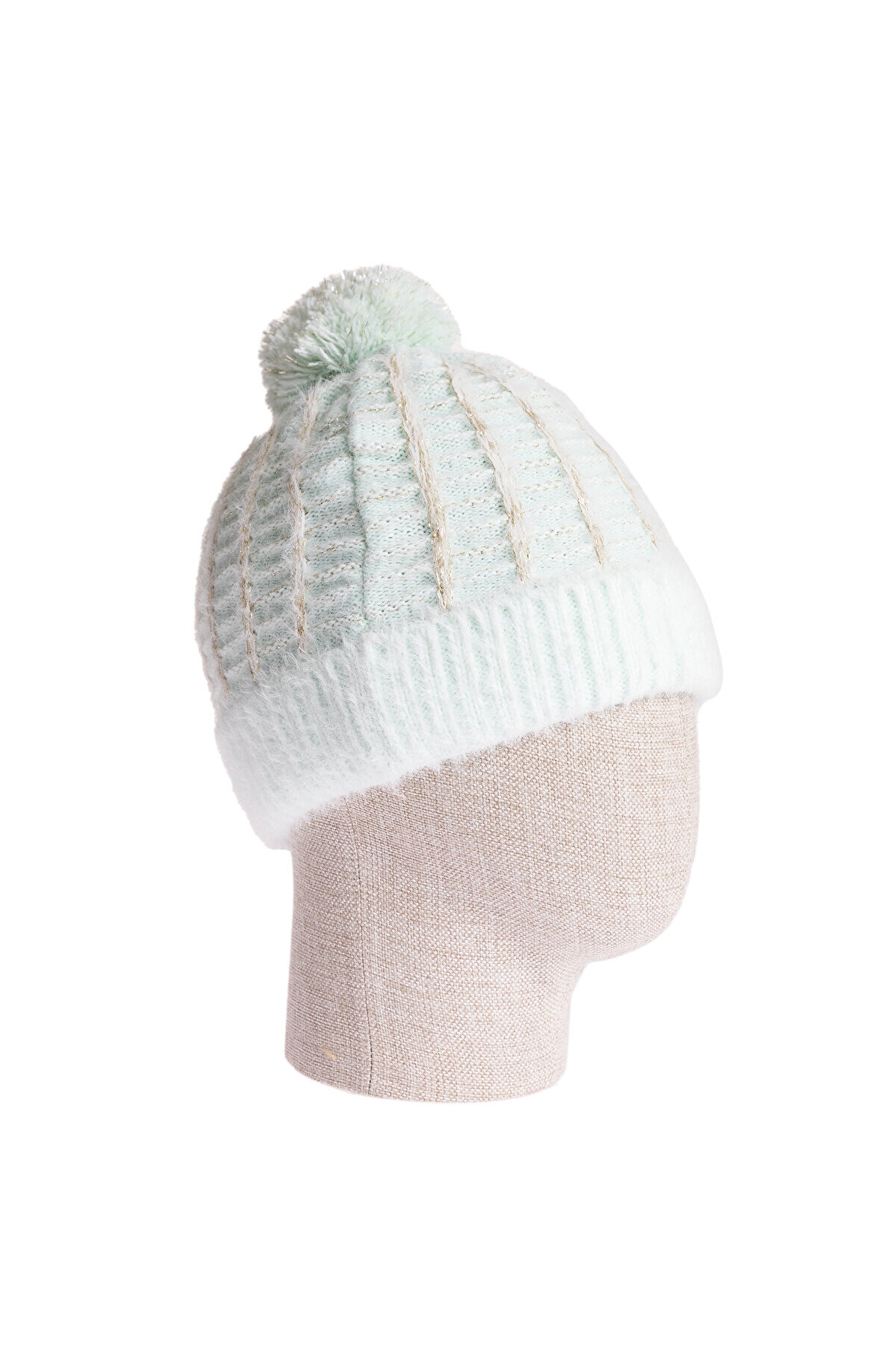 Pompom Glitter Knitwear Girl Beanie Baby Girl
