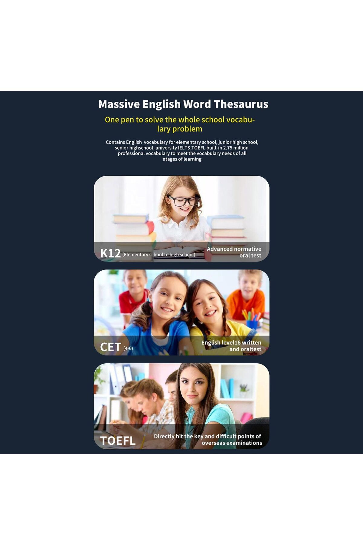 erorex-جهاز ترجمة ماسح ضوئي، قلم ترجمة، ماسح ضوئي، 112 لغة، يدعم استخراج النص 4