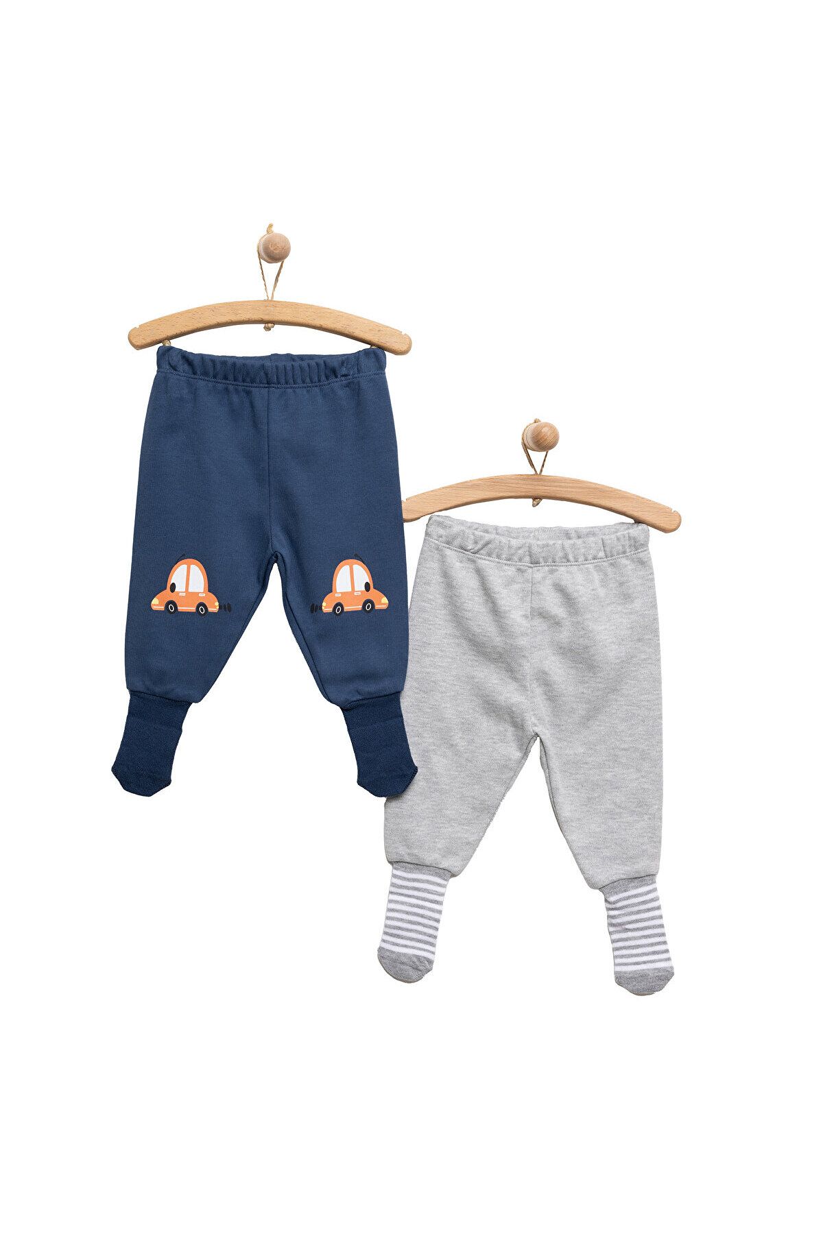 HelloBaby Baby Boy 2 تیکه جوراب شلوار بنددار ebebek Hello Baby