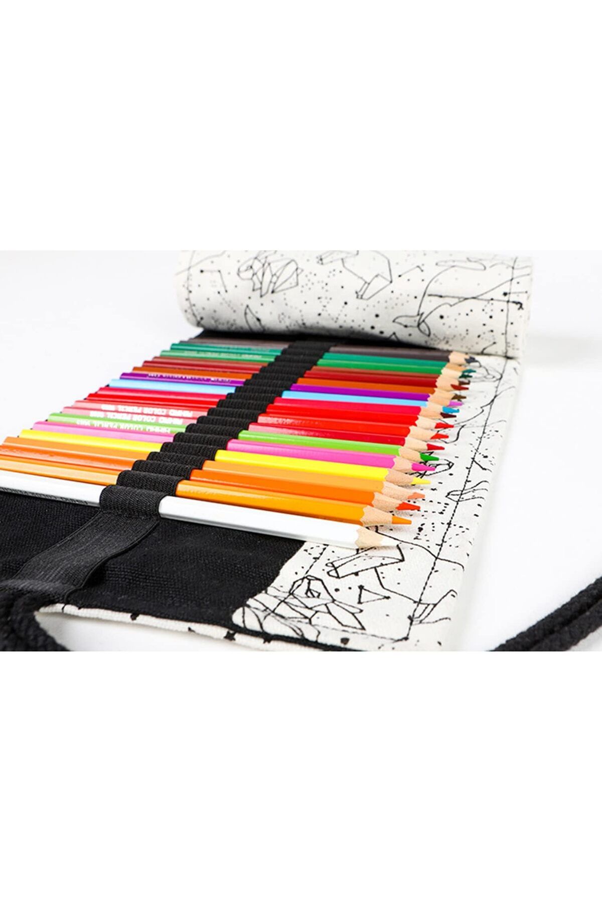 erorex-Canvas Pencil Wrap Case Roll Up Pencil Storage Holder For Sketching Drawing Writing Multi Purpose 4
