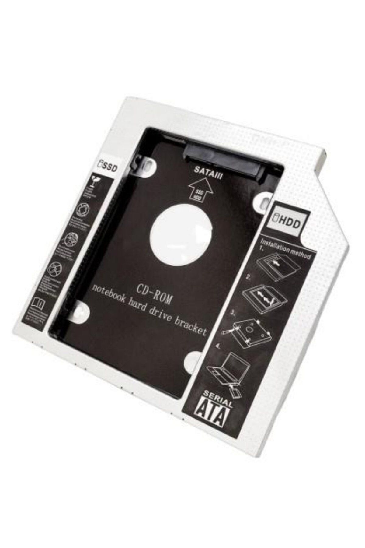 telesar 12,7MM HDD KIZAK CADDY NOTEBOOK İÇİN İKİNCİ HARDDİSK YATAĞI