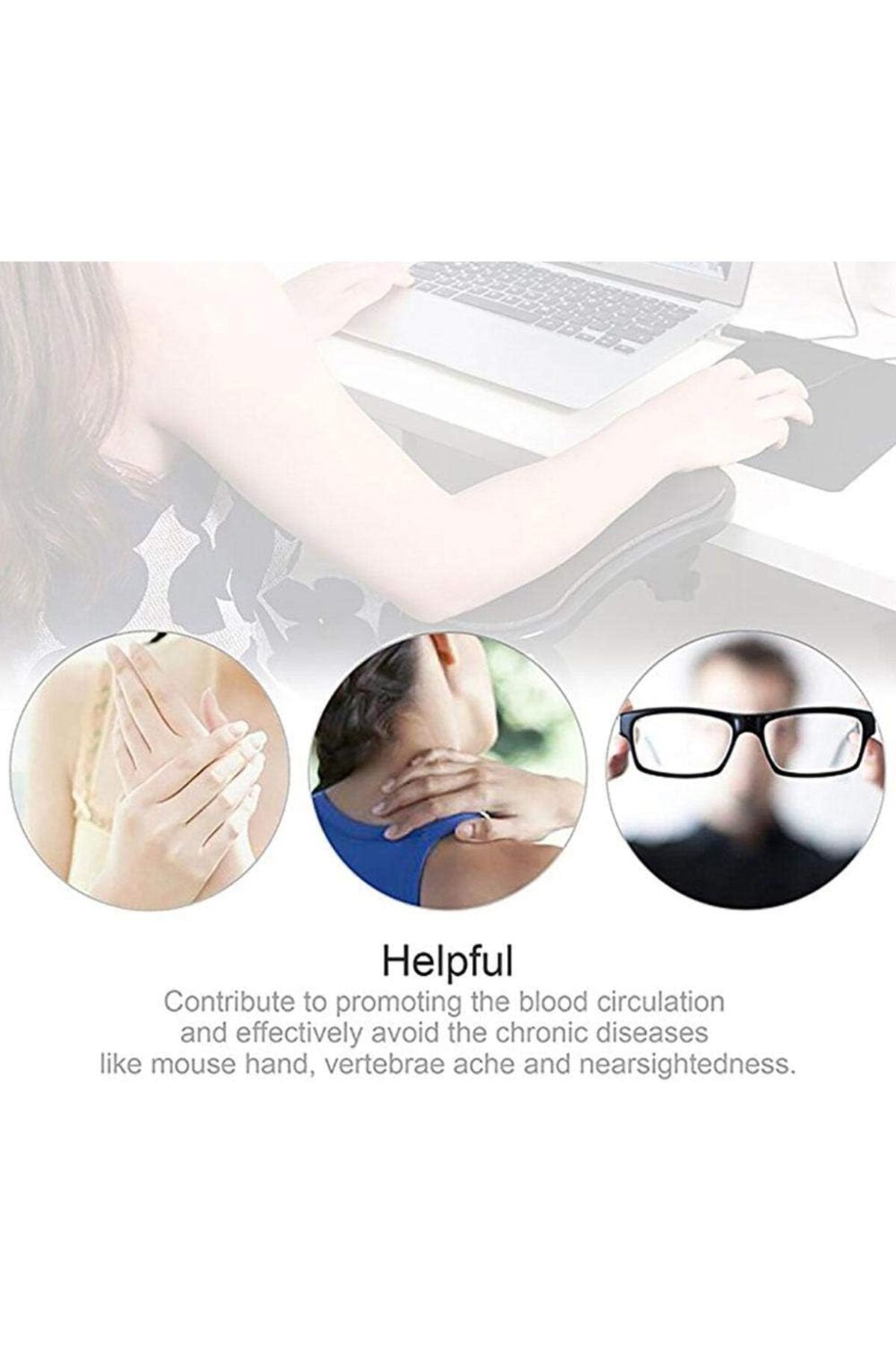 erorex-Computer Arm Rest Ergonomic Adjustable Arm Support For Desk Arm Shoulder Support For Home And Office 3